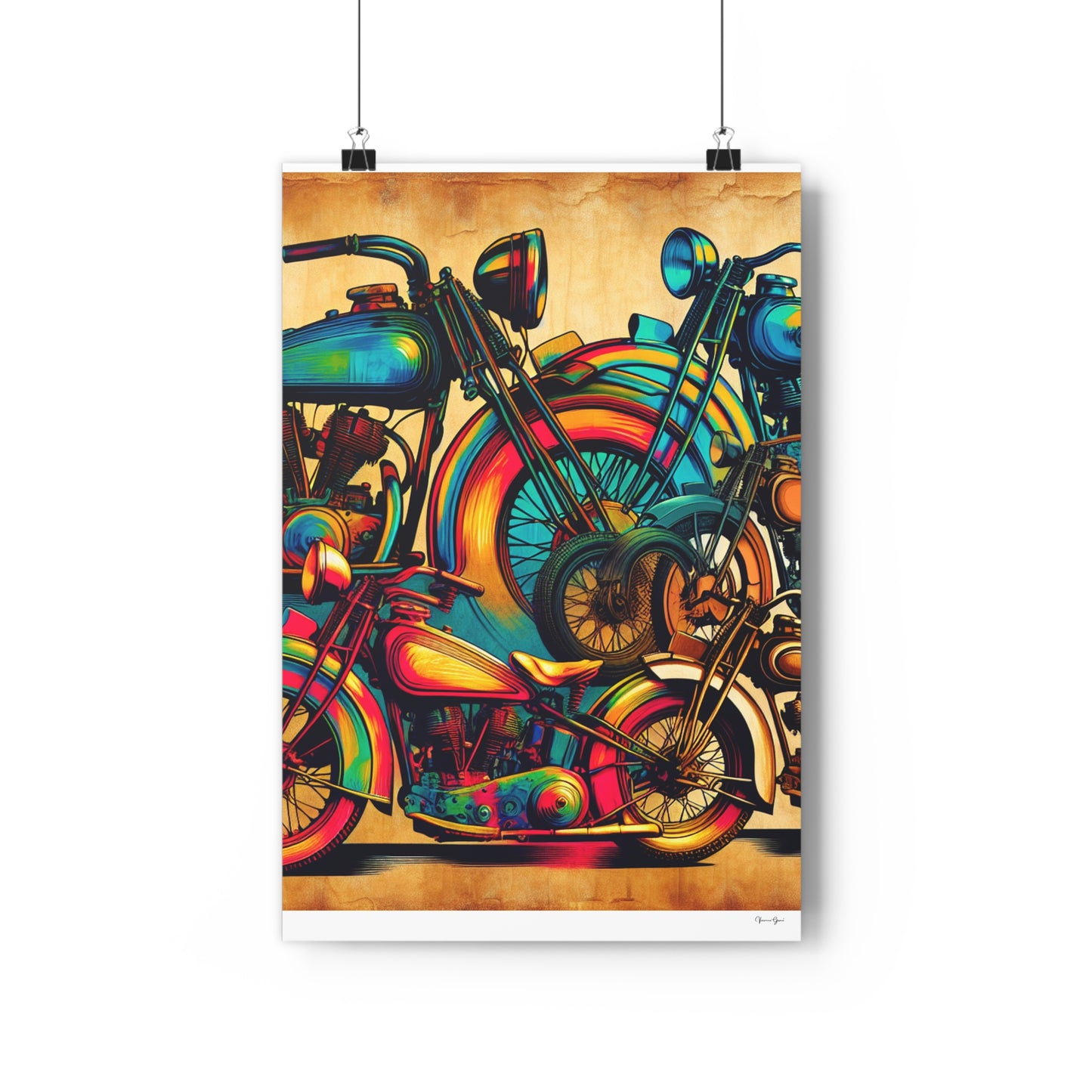 Giclée Art Print - Motorcycles - Vivienne Grace
