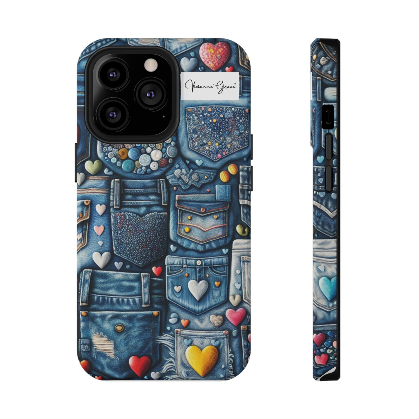 IPhone - Impact-Resistant Case - BLUE JEANS