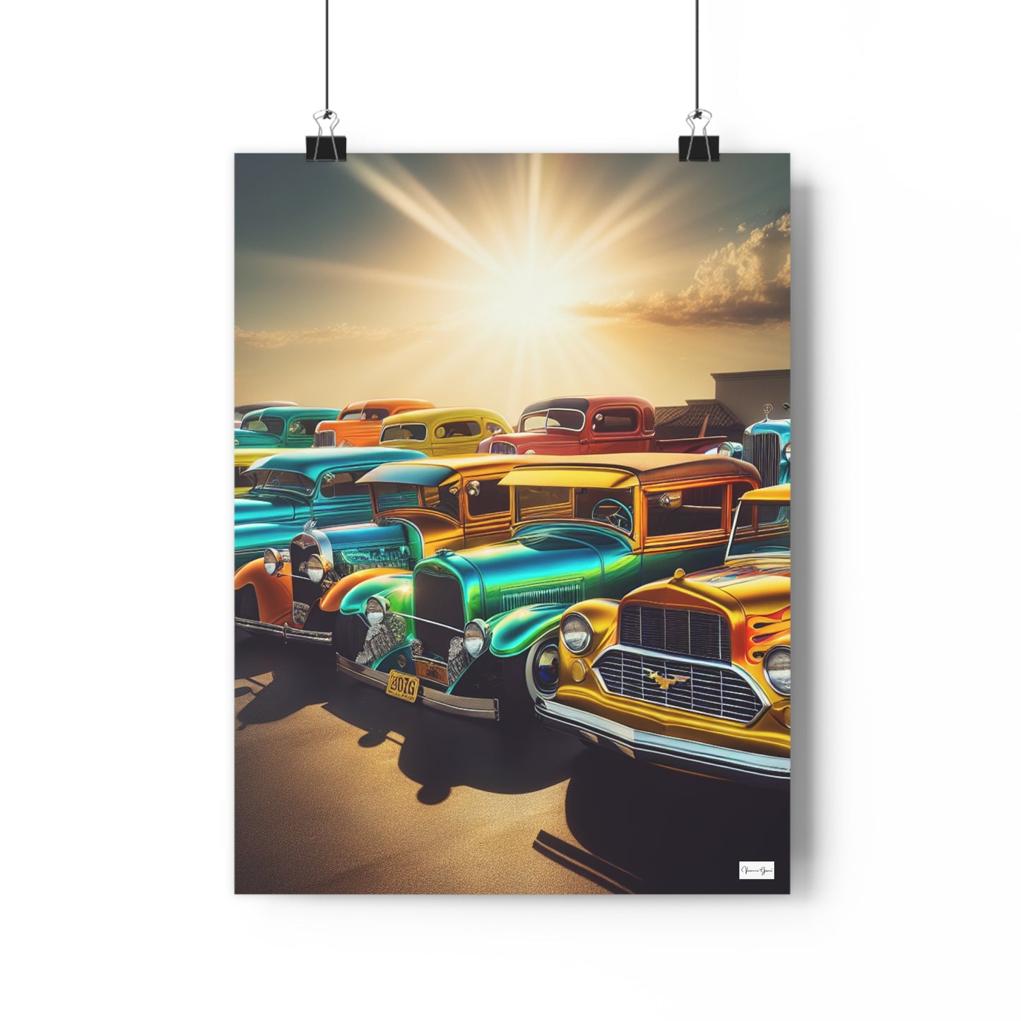 Giclée Art Print - HISTORIC CARS - Vivienne Grace