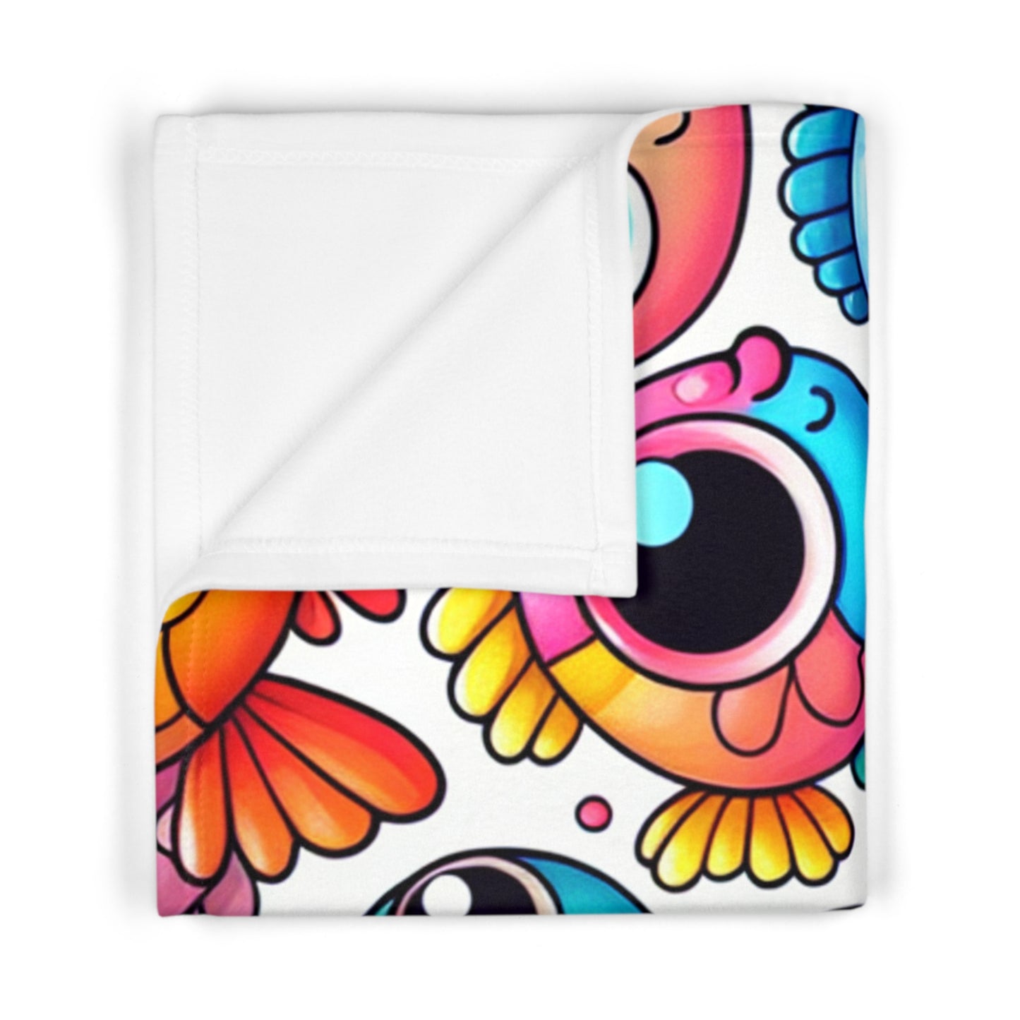Soft Fleece Baby Blanket - BIG FISHIES