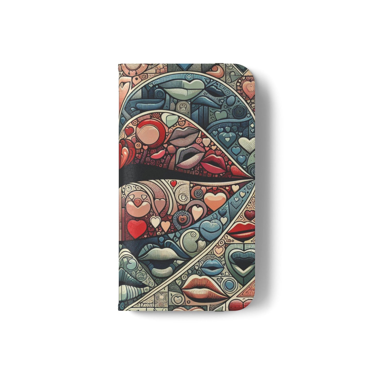 IPhone - Flip Case - BLUE LIPS - Vivienne Grace