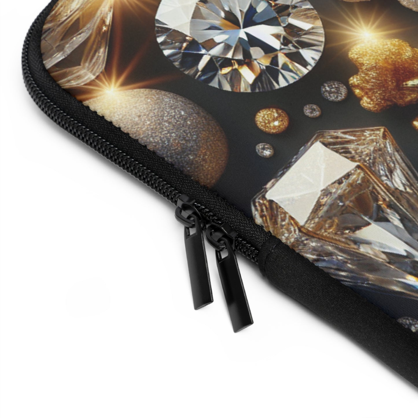 Laptop Sleeve - DIAMONDS & GOLD - Vivienne Grace