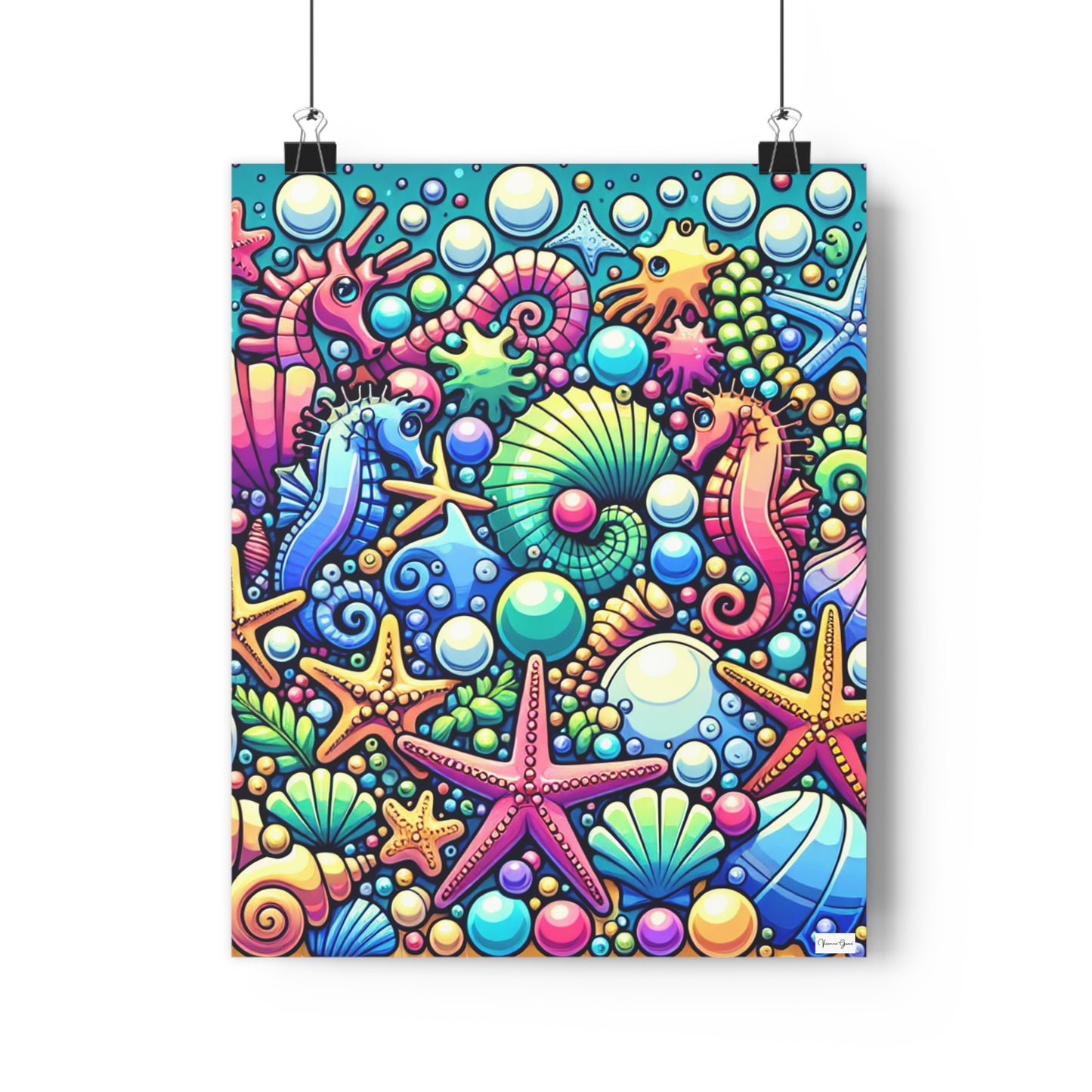 Giclée Art Print - BEACH BAUBLES