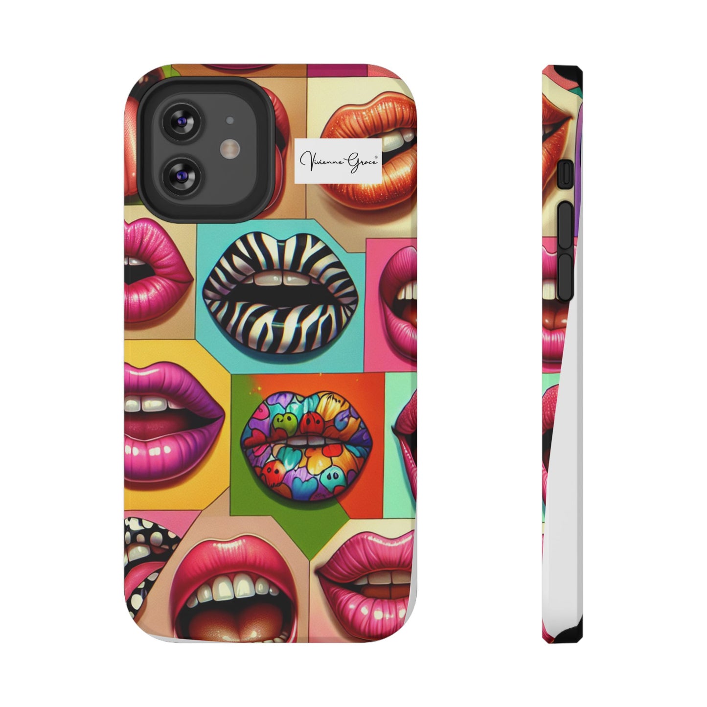 IPhone - Impact-Resistant Case - LIPS - Vivienne Grace