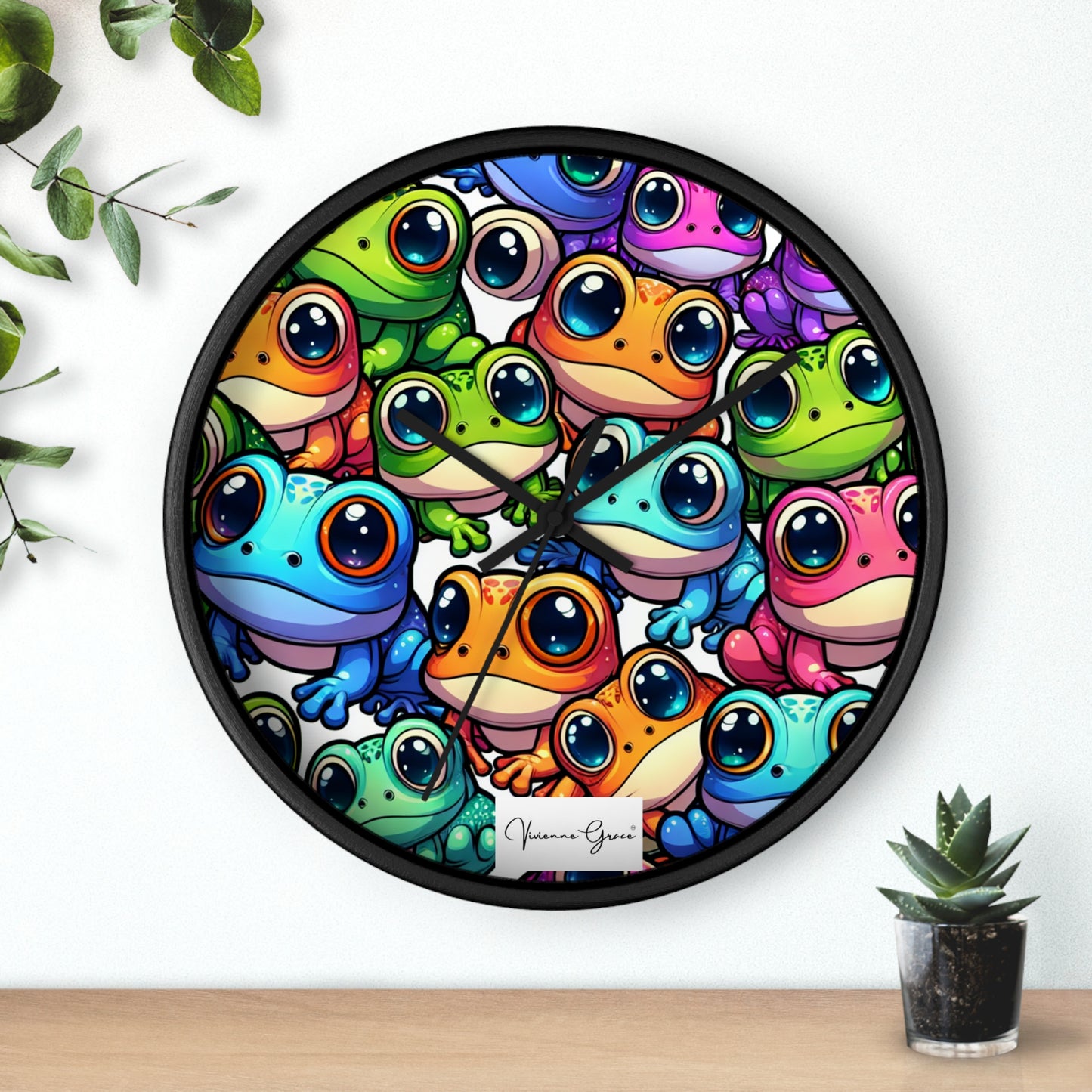 Wall Clock - FUN FROGS
