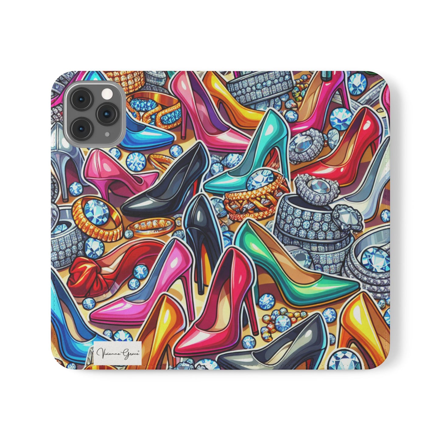 IPhone - Flip Case - STILETTO HEELS - Vivienne Grace
