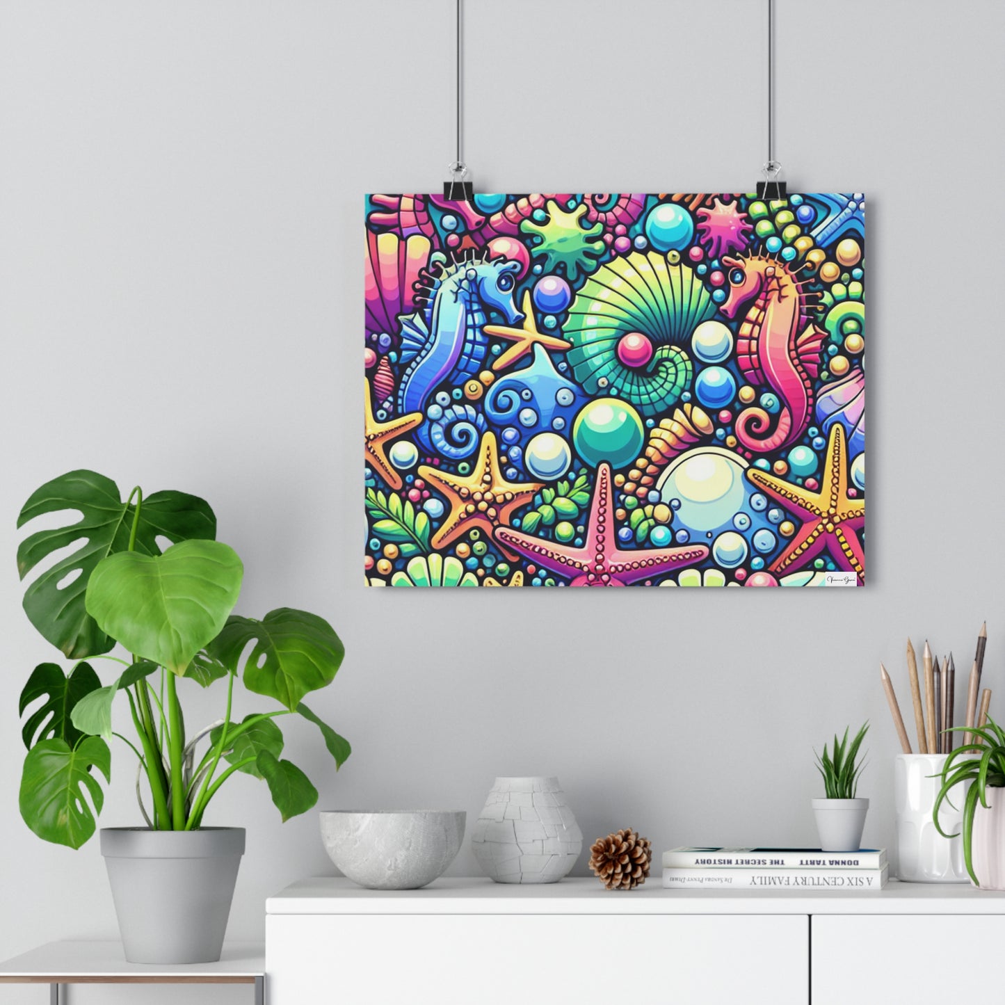 Giclée Art Print - BEACH BAUBLES