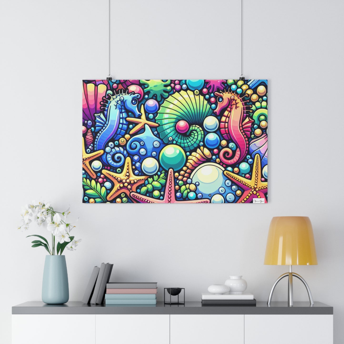 Giclée Art Print - BEACH BAUBLES