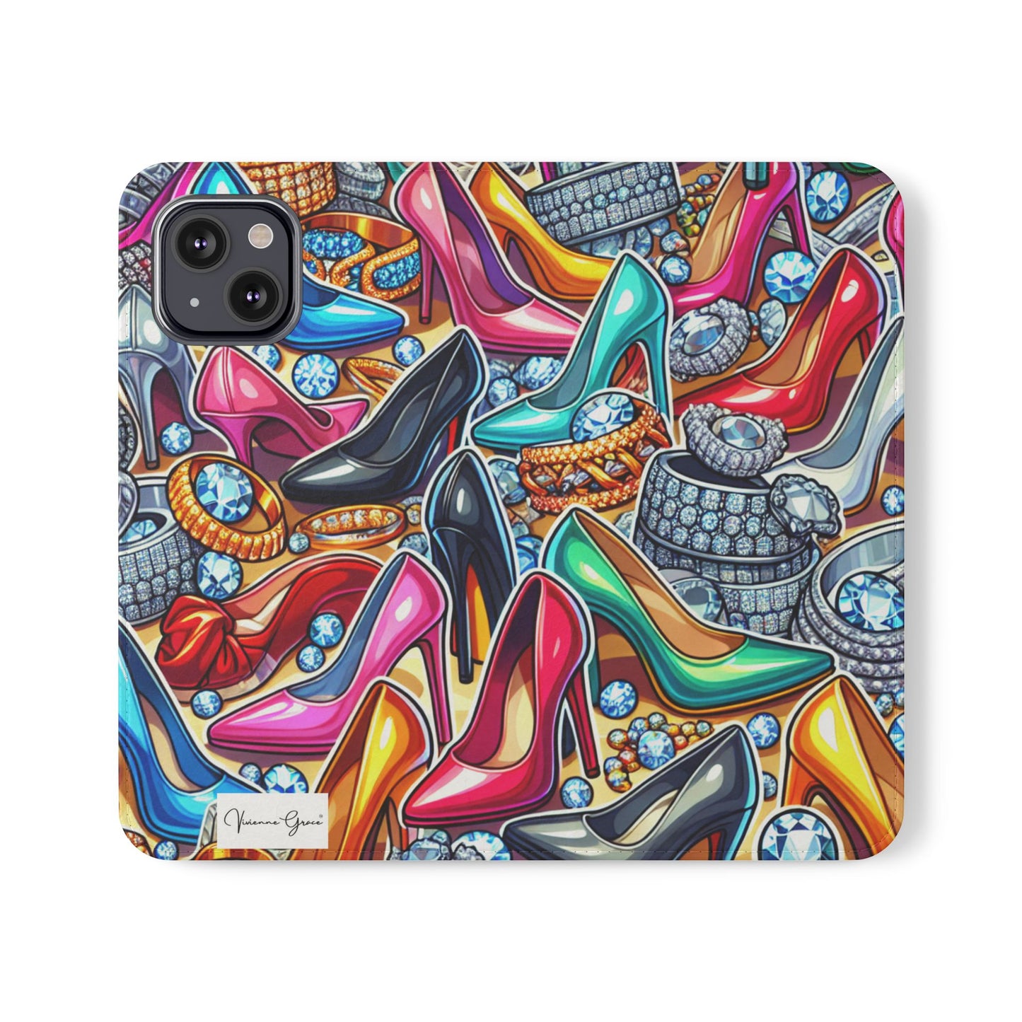 IPhone - Flip Case - STILETTO HEELS - Vivienne Grace