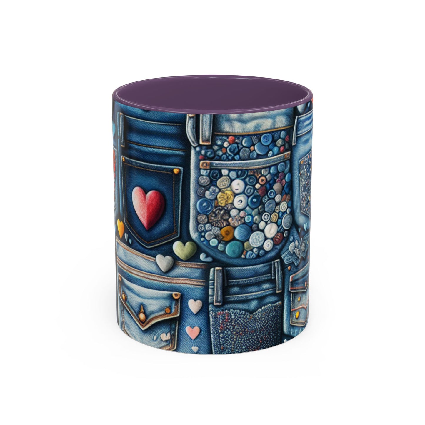 Accent Coffee Mug - BLUE JEANS - Vivienne Grace