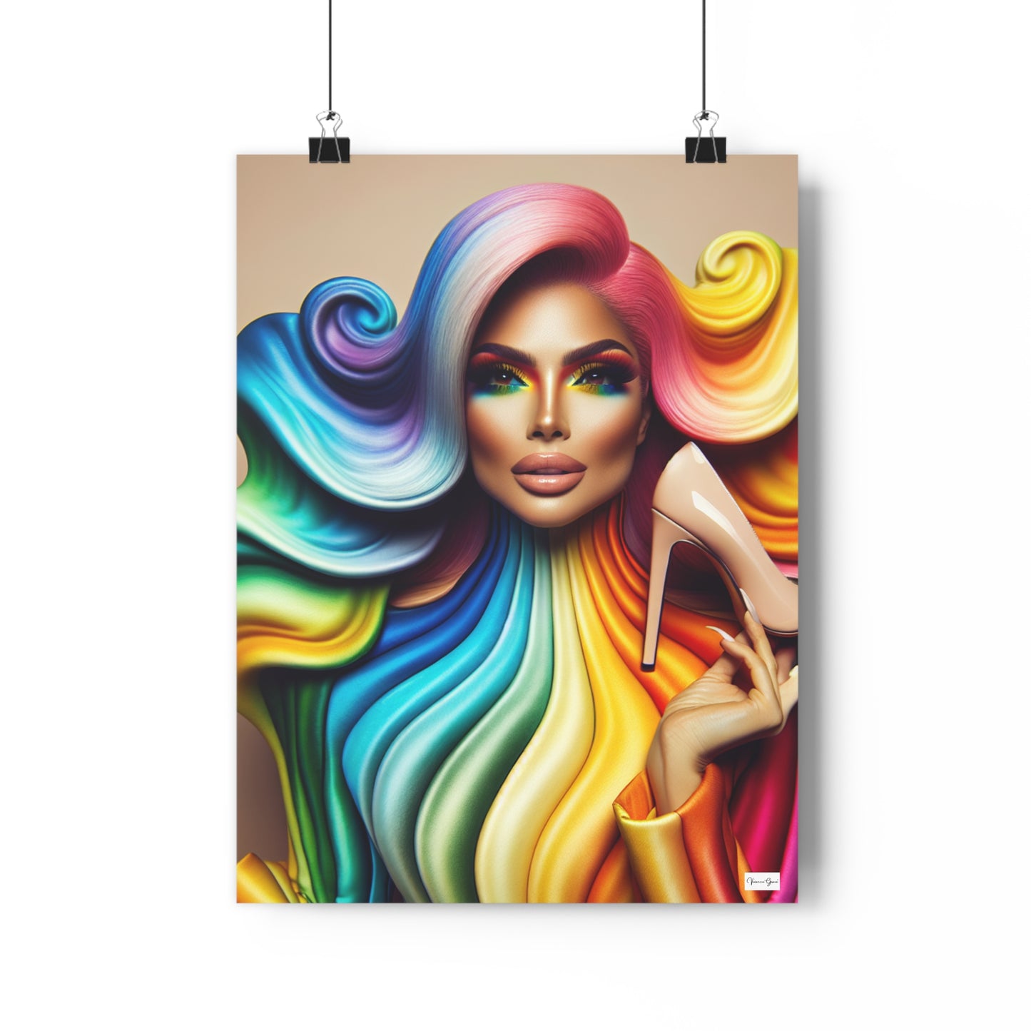 Giclée Art Print - Glamorous - Vivienne Grace