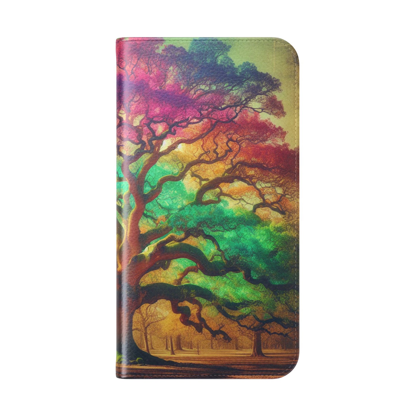 IPhone - Flip Case - COLORFUL OAK - Vivienne Grace