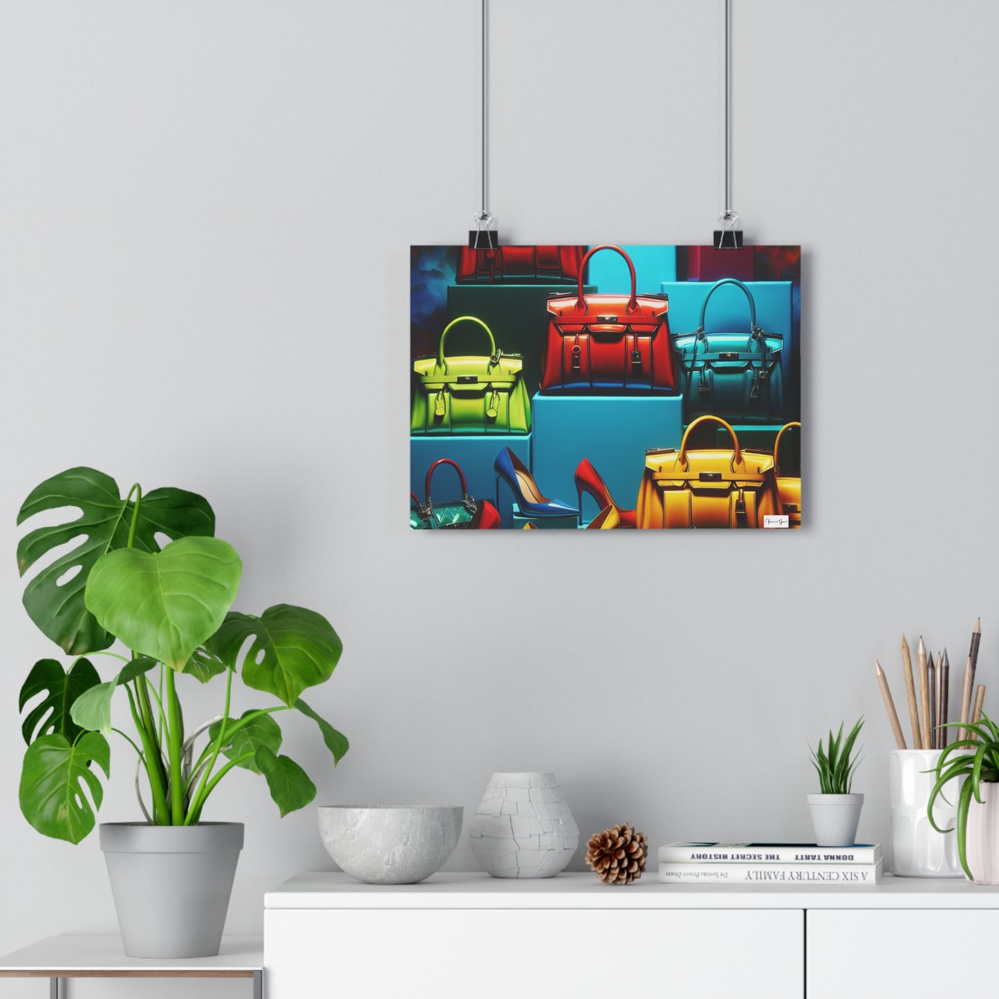 Giclée Art Print - Handbags/Stilettos - Vivienne Grace