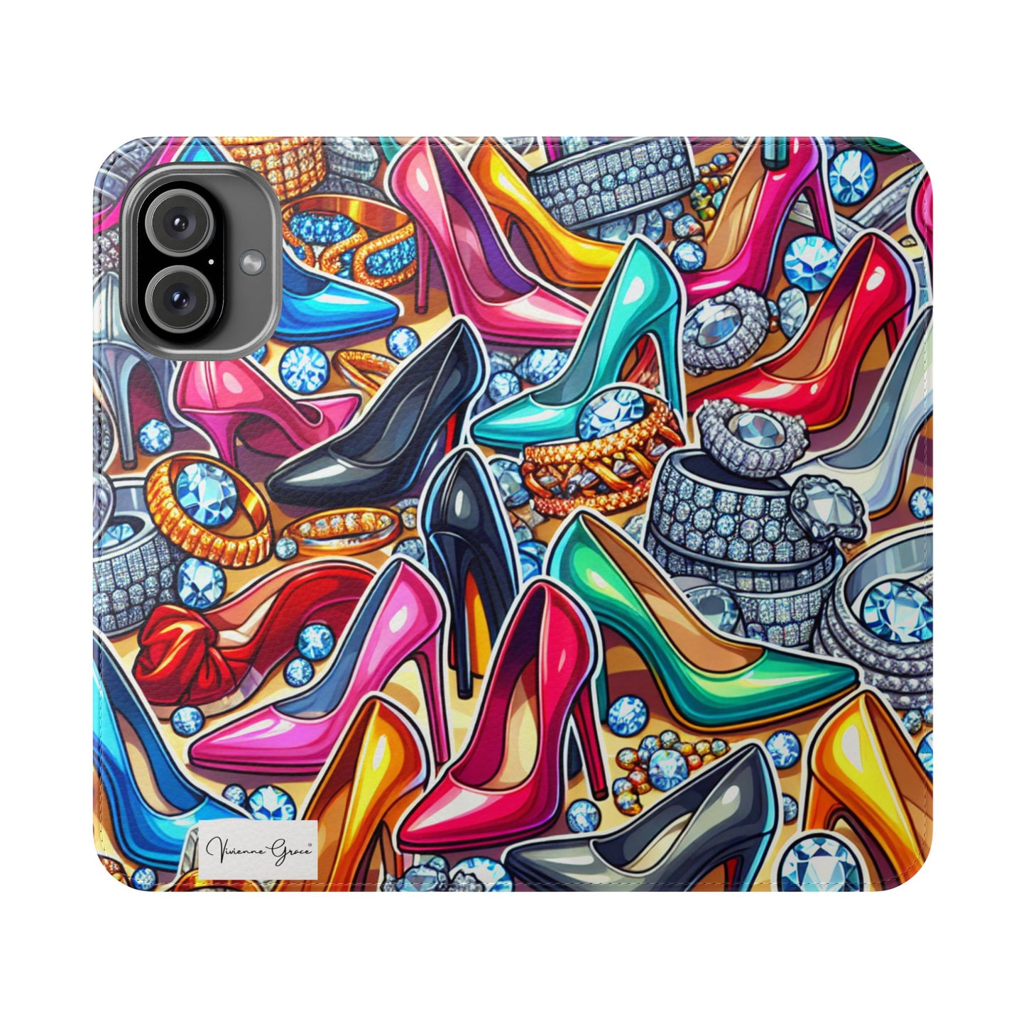 IPhone - Flip Case - STILETTO HEELS - Vivienne Grace