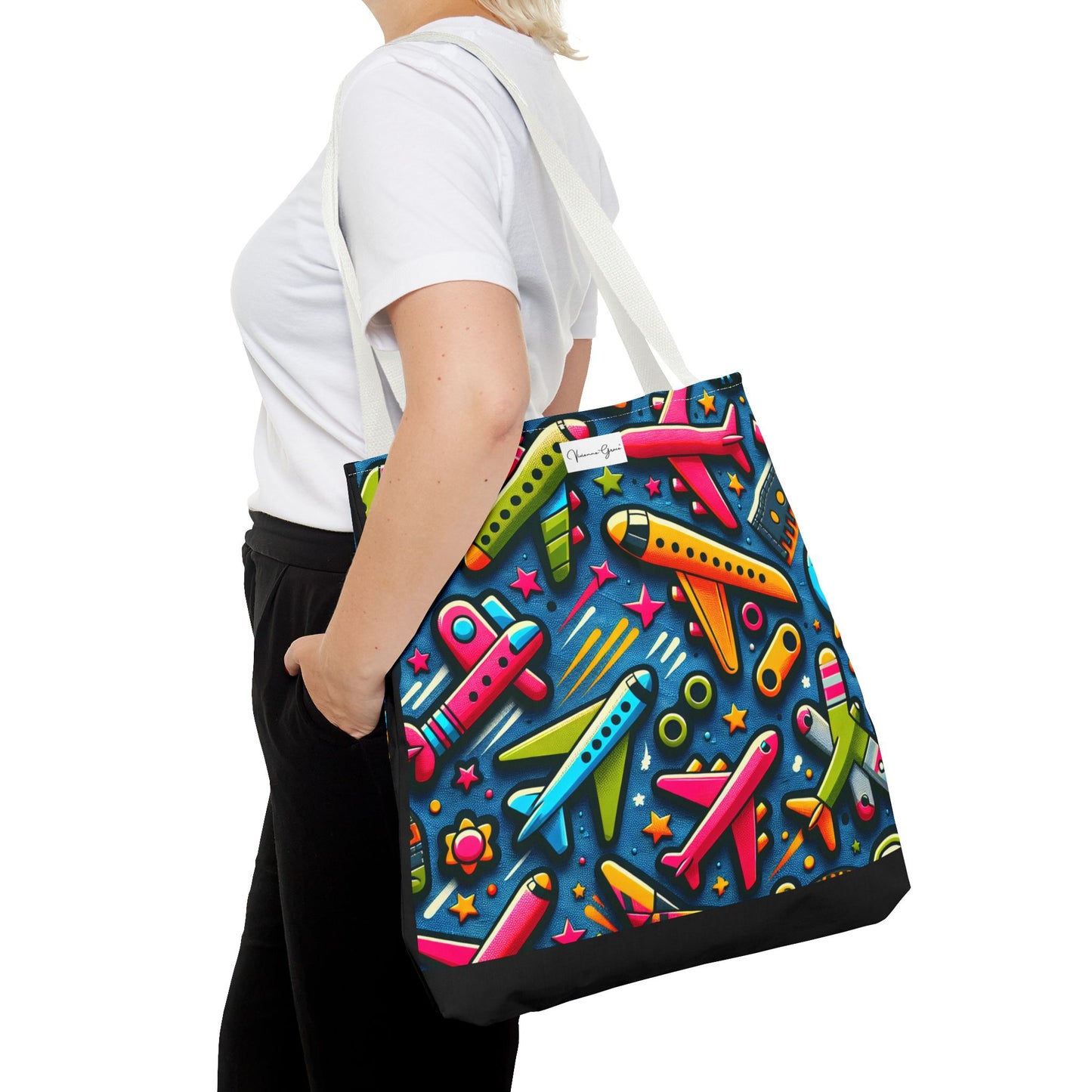 Tote Bag - AIRPLANES - Vivienne Grace