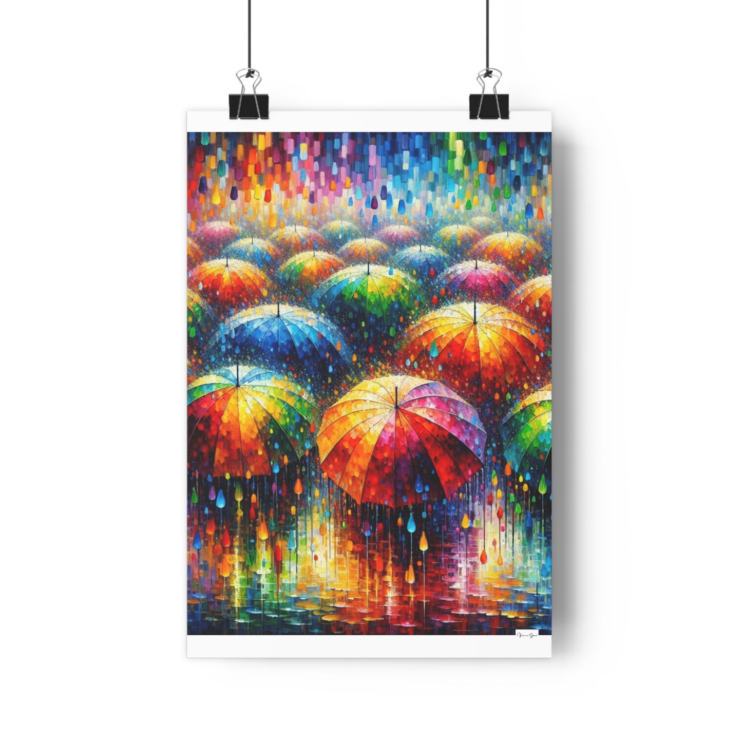 Giclée Art Print - Umbrellas - Vivienne Grace
