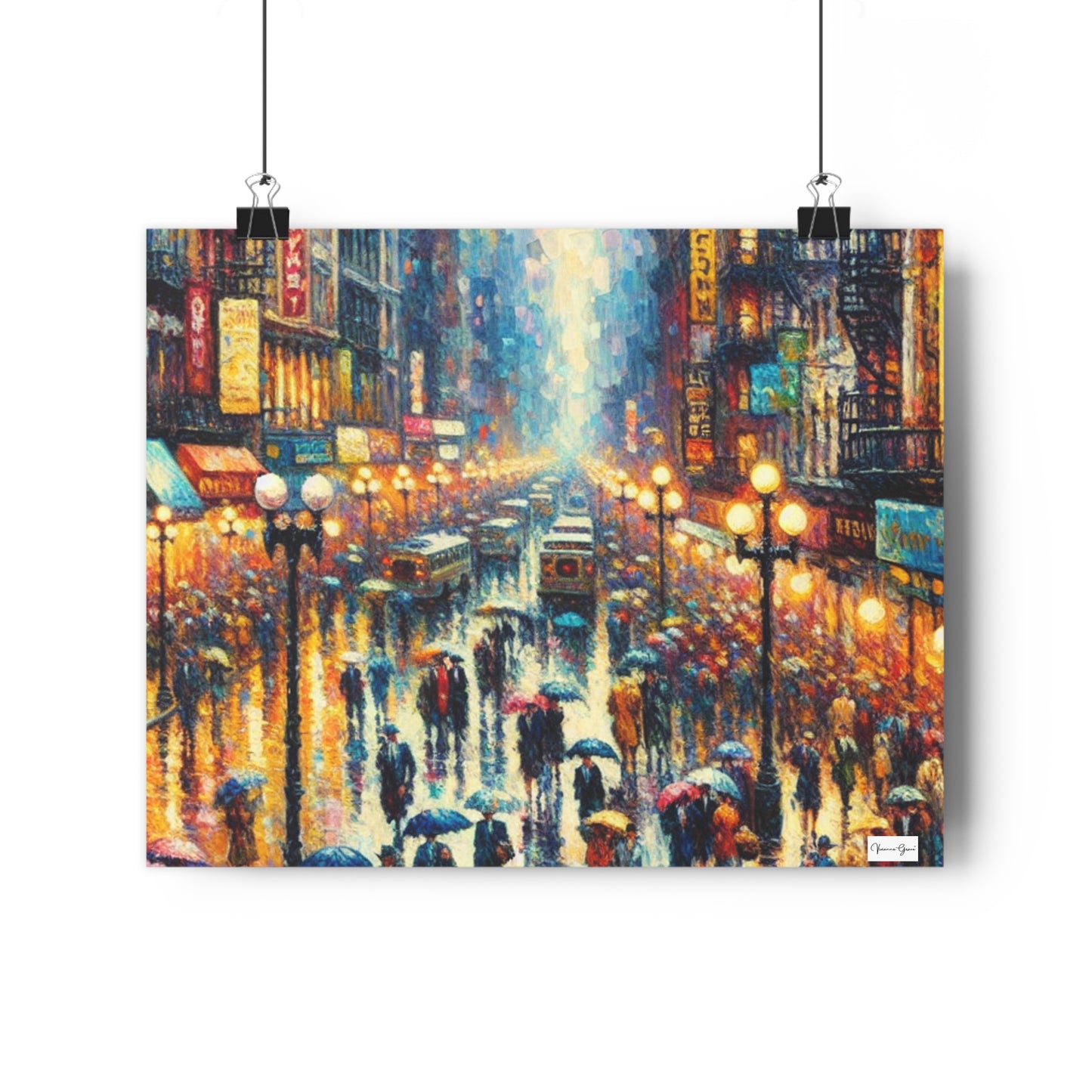 Giclée Art Print - New York Rain - Vivienne Grace