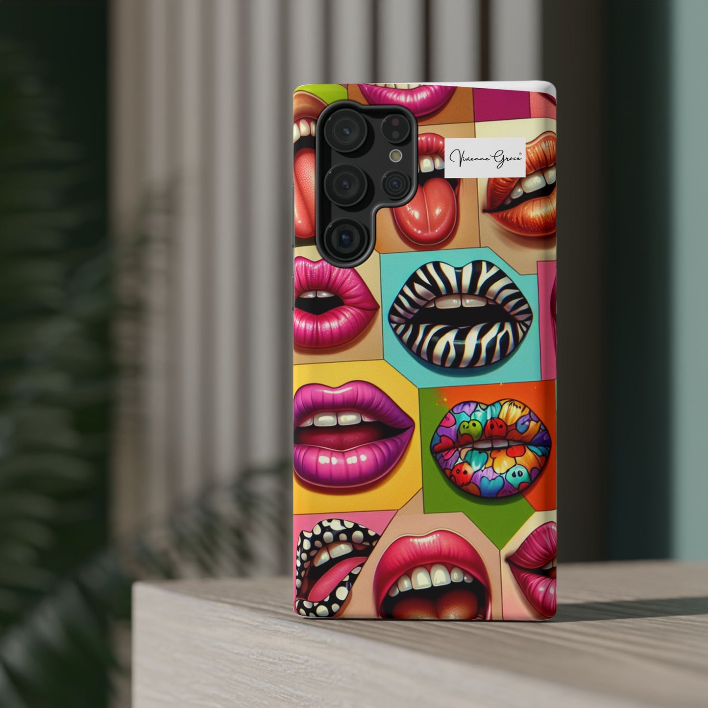 Samsung Galaxy - Impact-Resistant Case - LIPS - Vivienne Grace