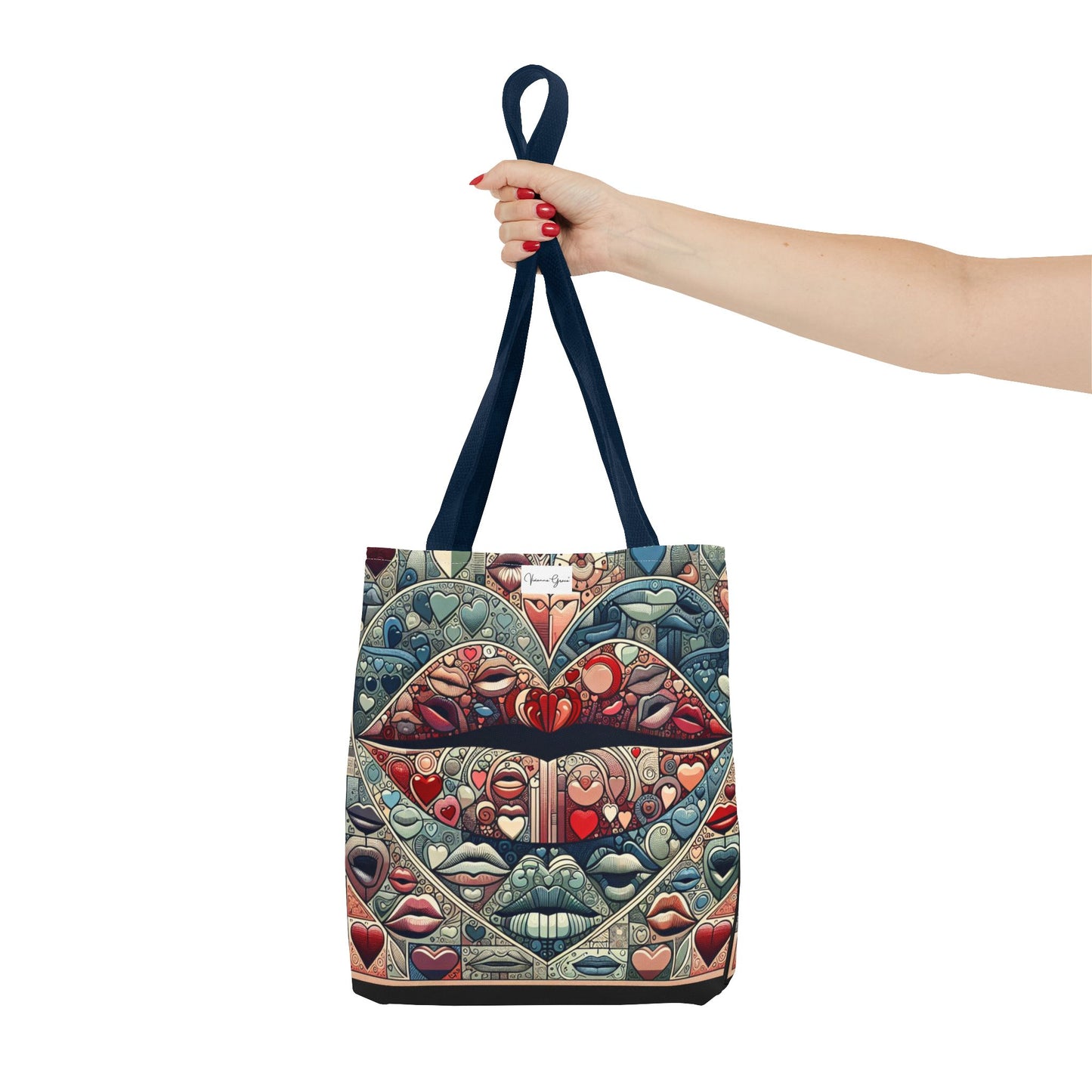 Tote Bag - BLUE LIPS - Vivienne Grace