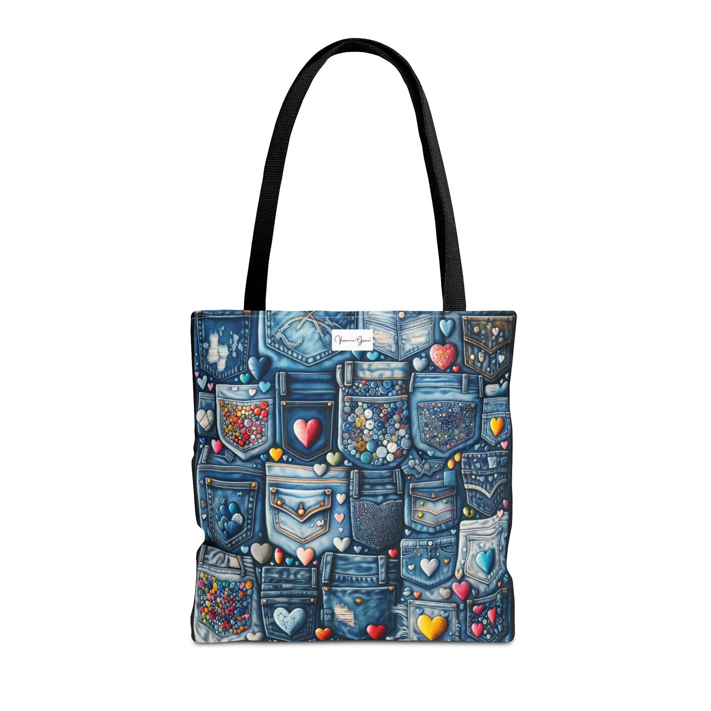 Tote Bag - BLUE JEANS - Vivienne Grace