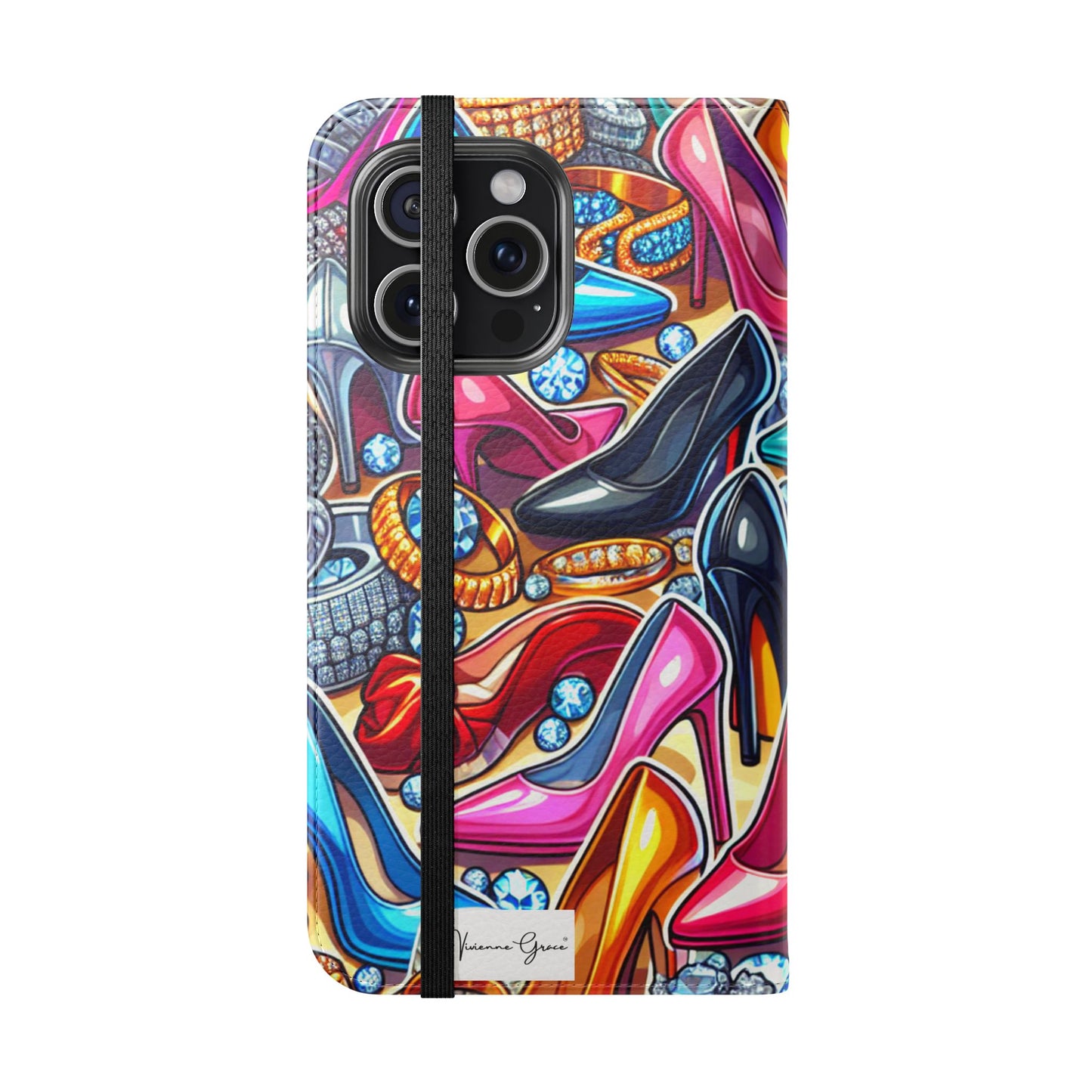 IPhone - Flip Case - STILETTO HEELS - Vivienne Grace