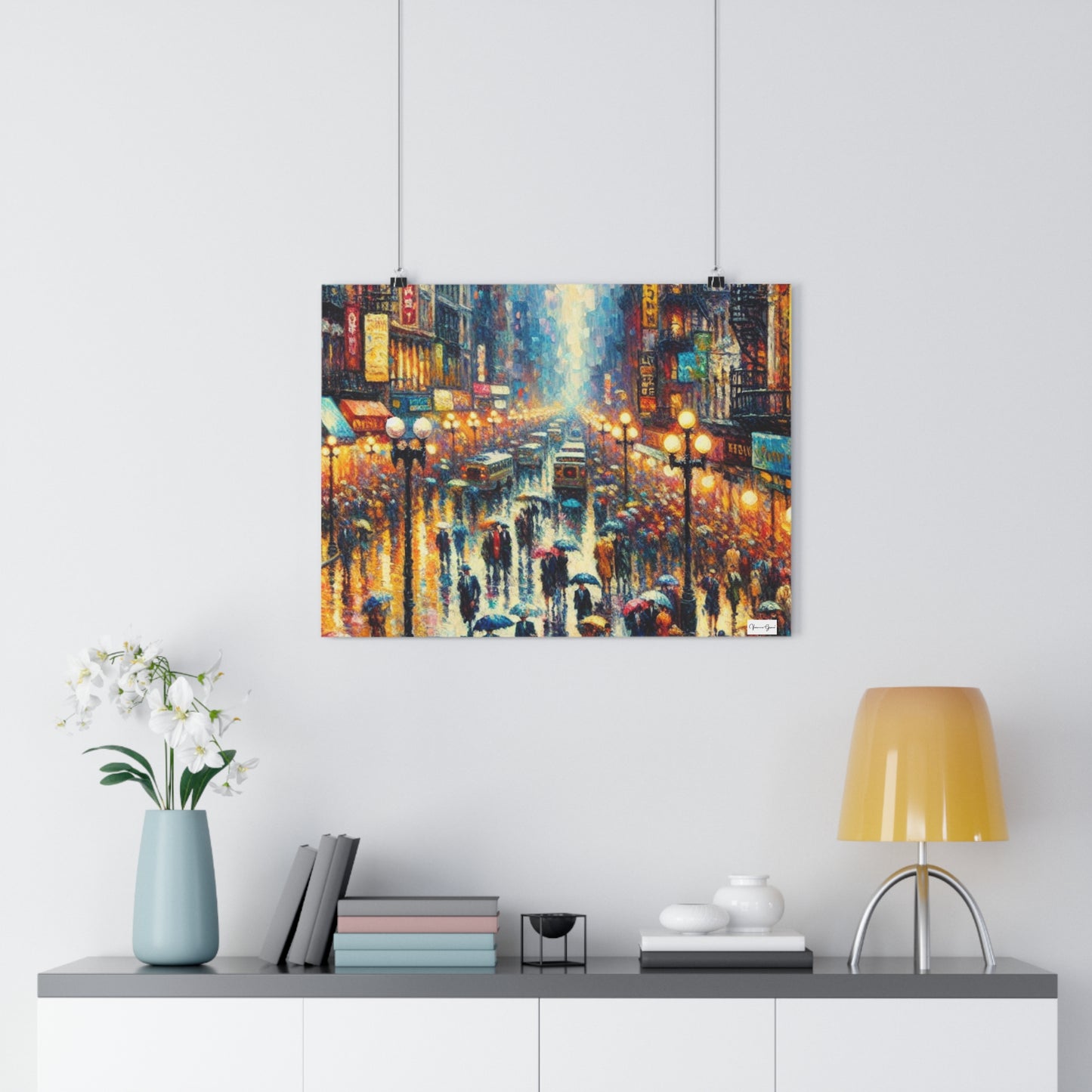 Giclée Art Print - New York Rain - Vivienne Grace