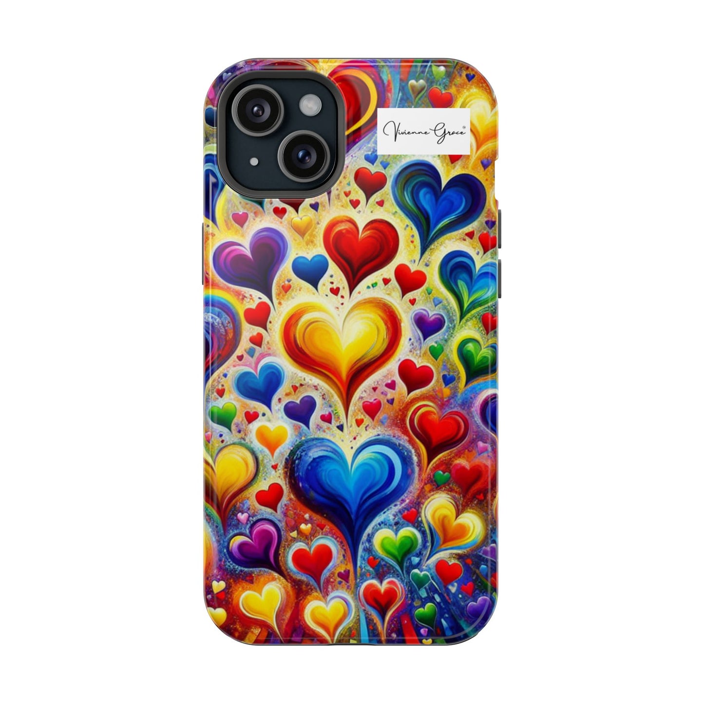 IPhone - Impact-Resistant Case - BRIGHT HEARTS - Vivienne Grace