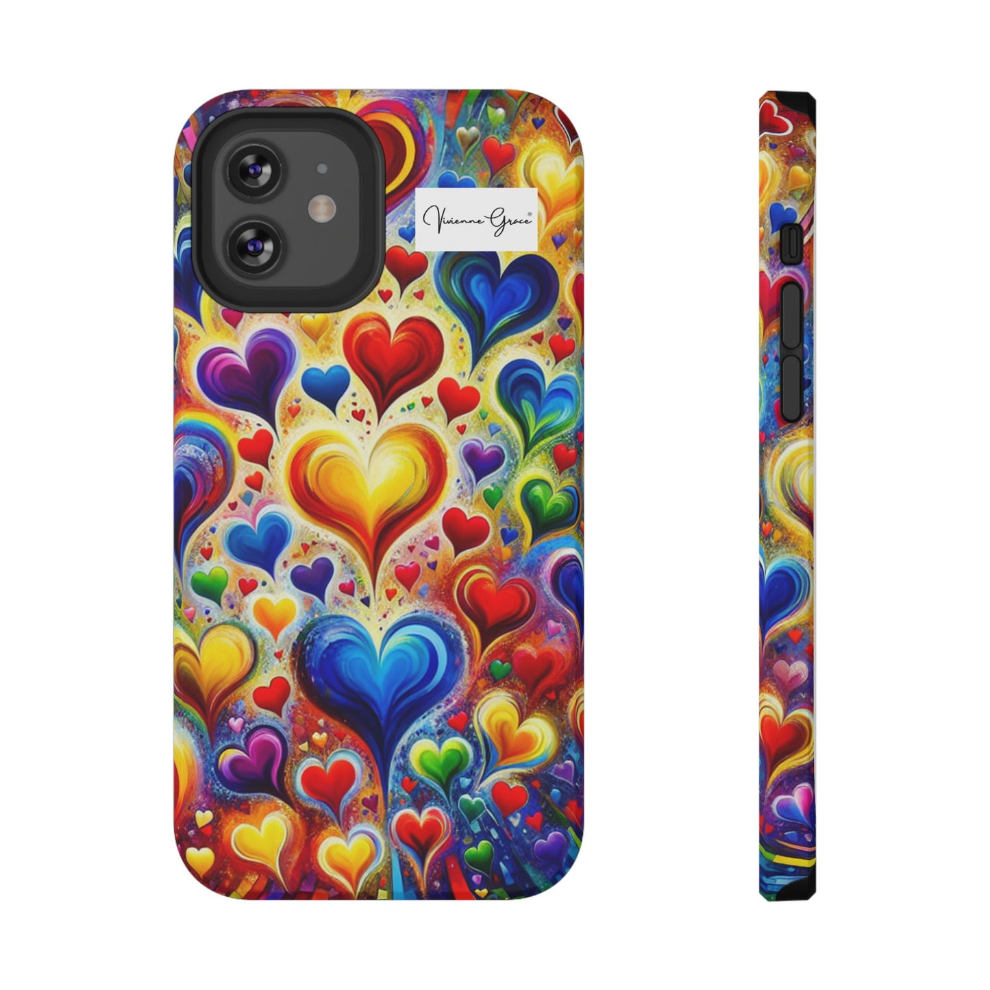 IPhone - Impact-Resistant Case - BRIGHT HEARTS - Vivienne Grace