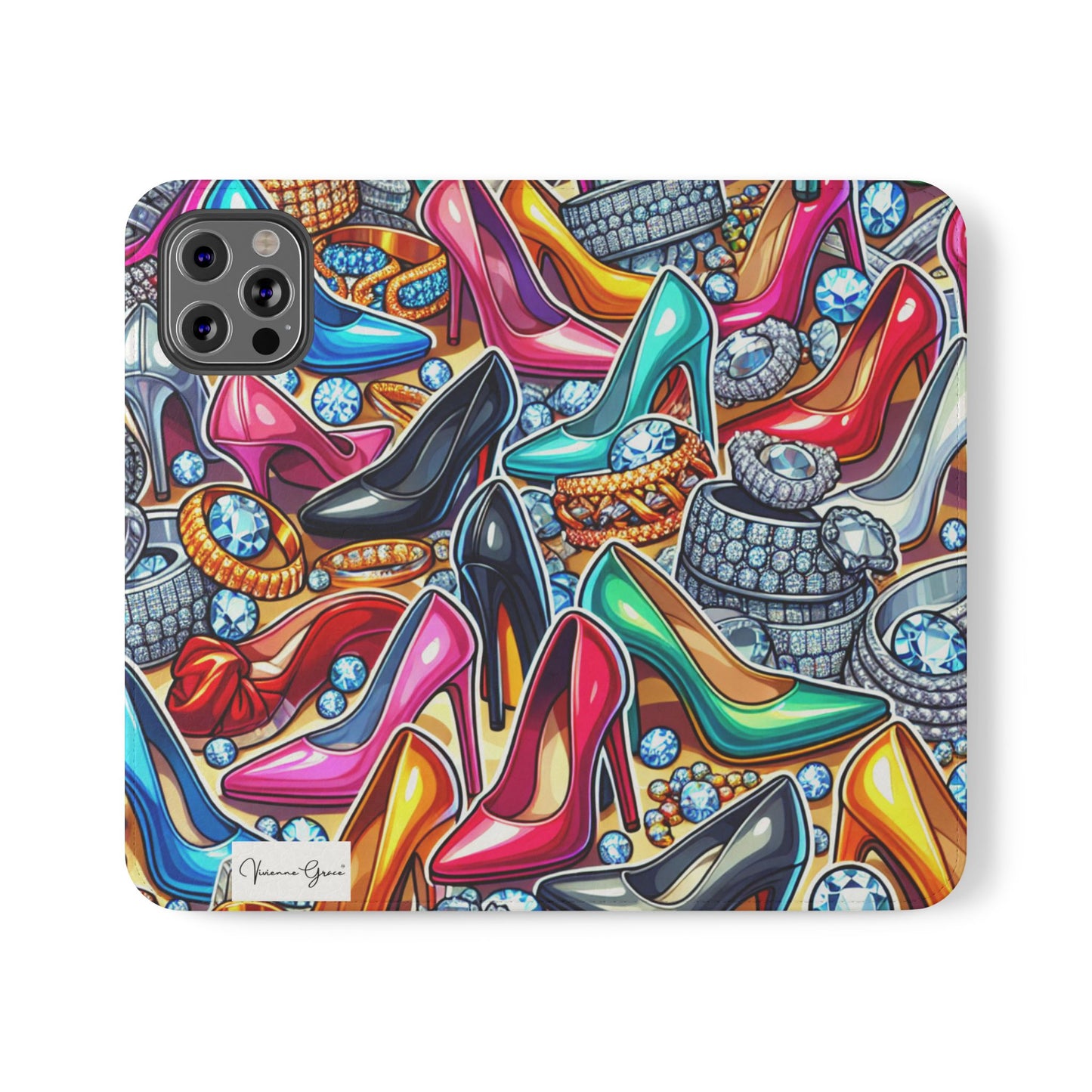 IPhone - Flip Case - STILETTO HEELS - Vivienne Grace