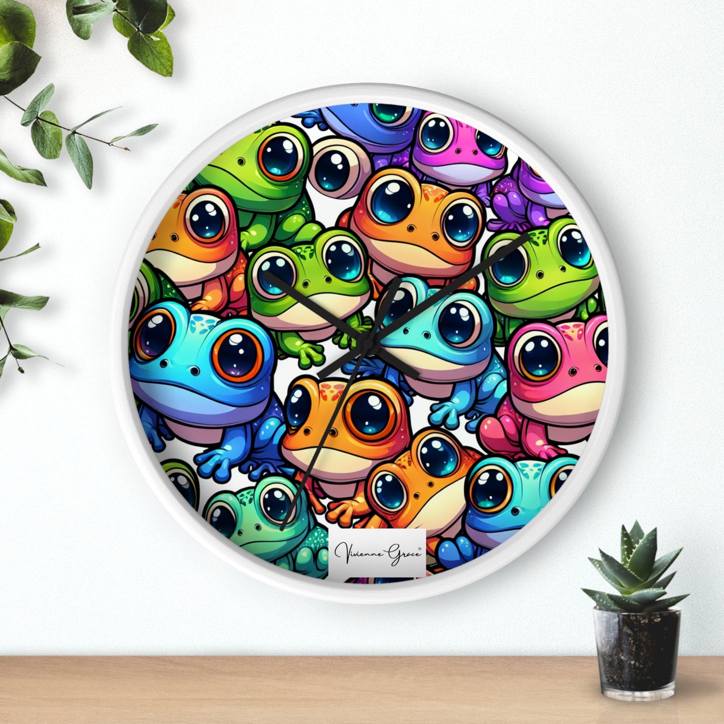 Wall Clock - FUN FROGS