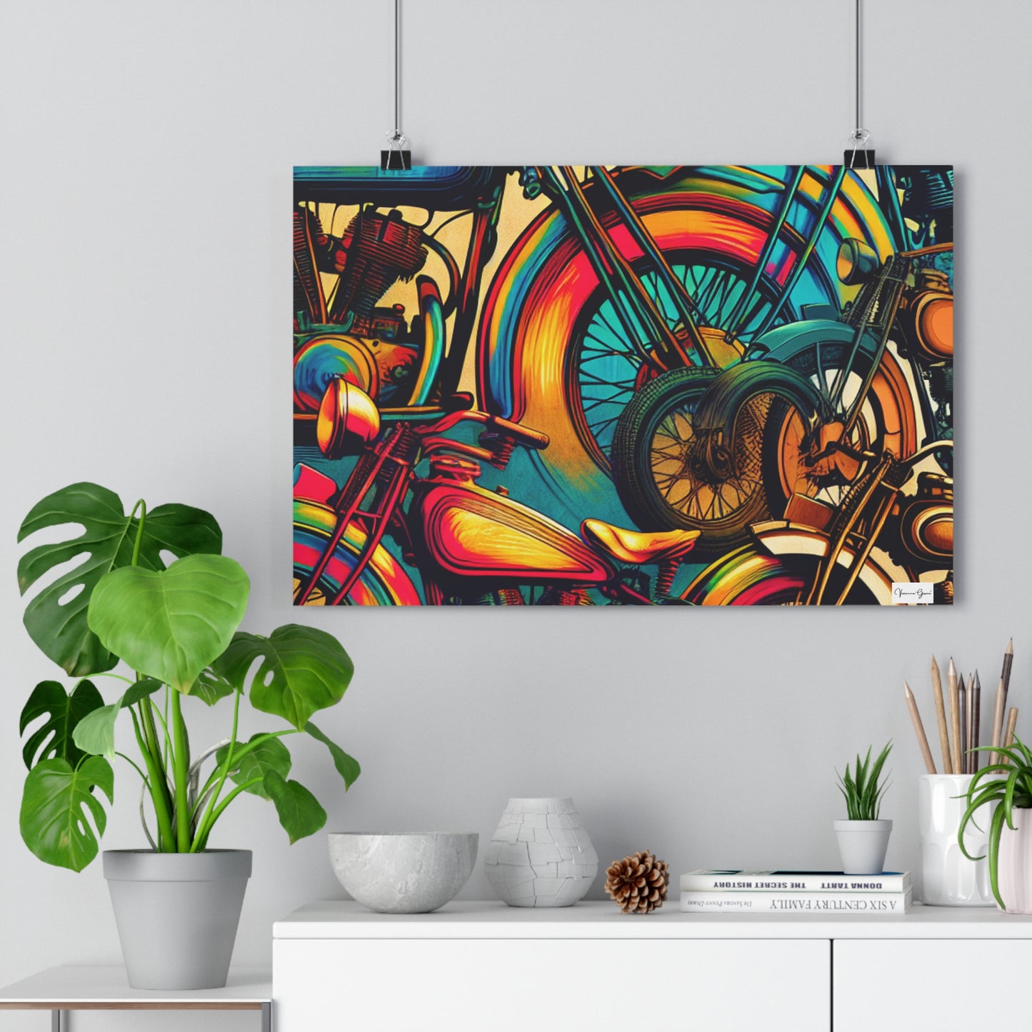 Giclée Art Print - Motorcycles - Vivienne Grace