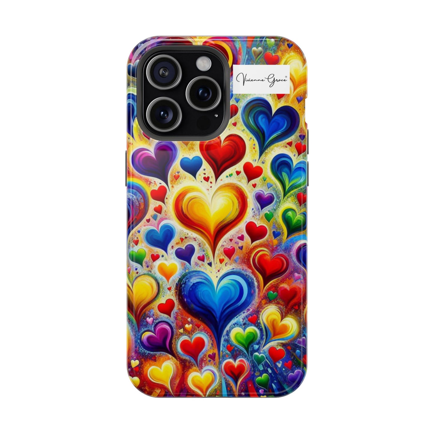 IPhone - Impact-Resistant Case - BRIGHT HEARTS - Vivienne Grace