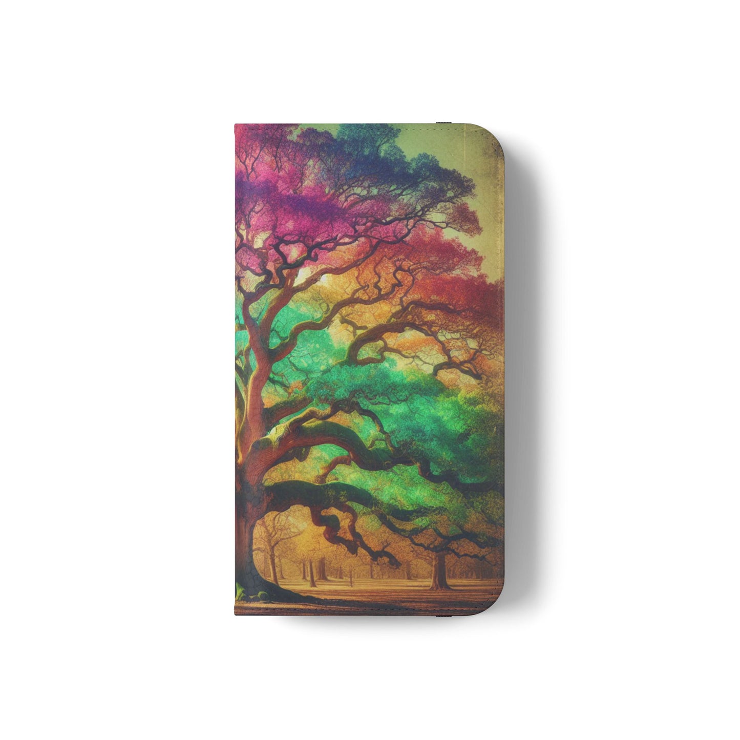 IPhone - Flip Case - COLORFUL OAK - Vivienne Grace