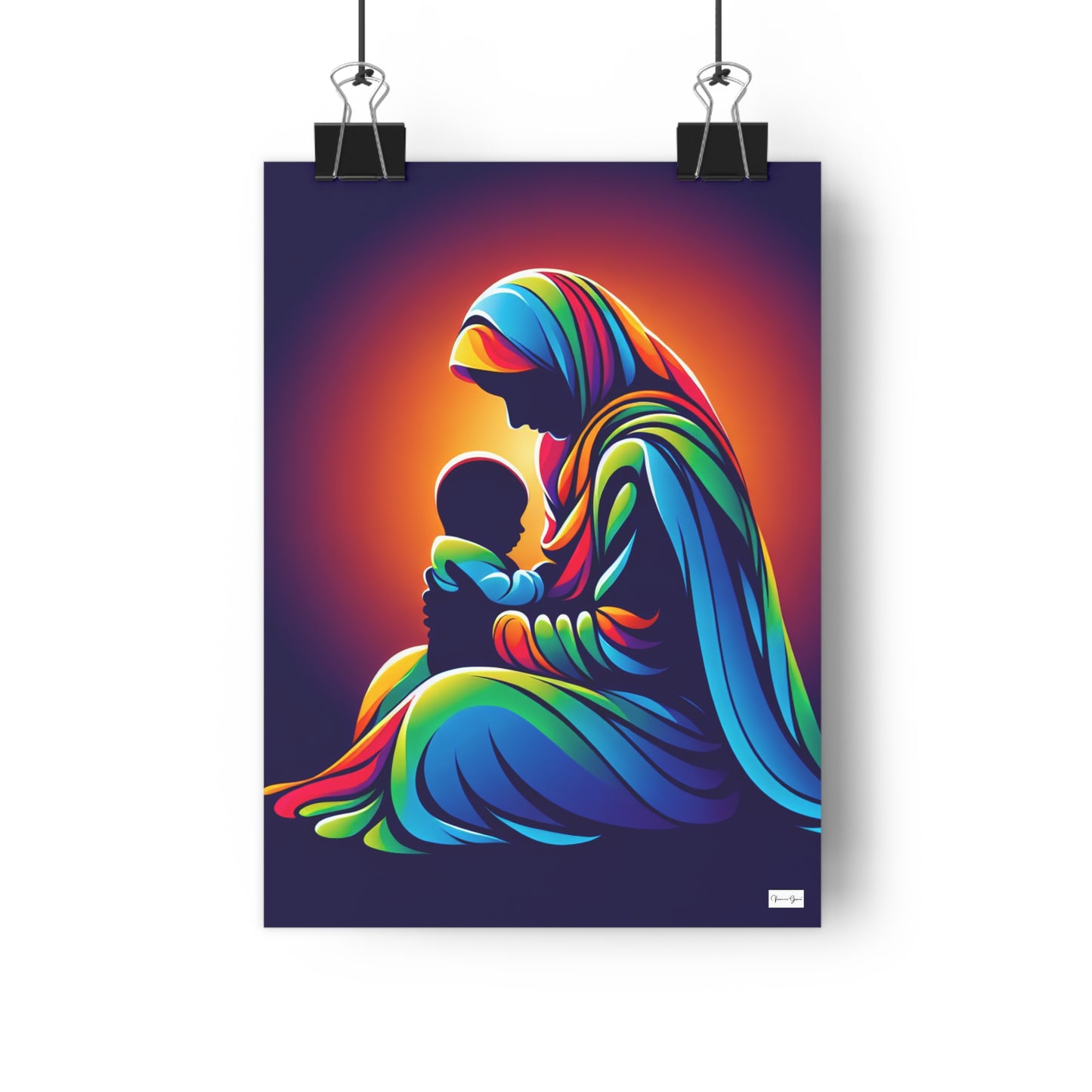 Giclée Art Print - Loving Mother - Vivienne Grace