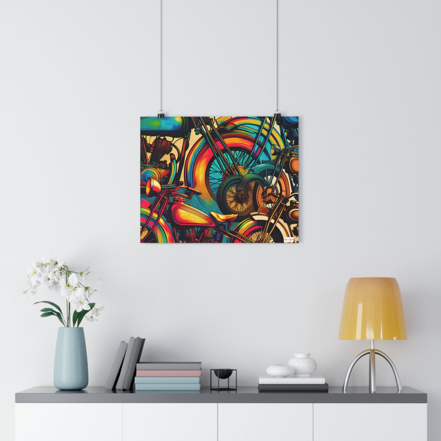 Giclée Art Print - Motorcycles - Vivienne Grace