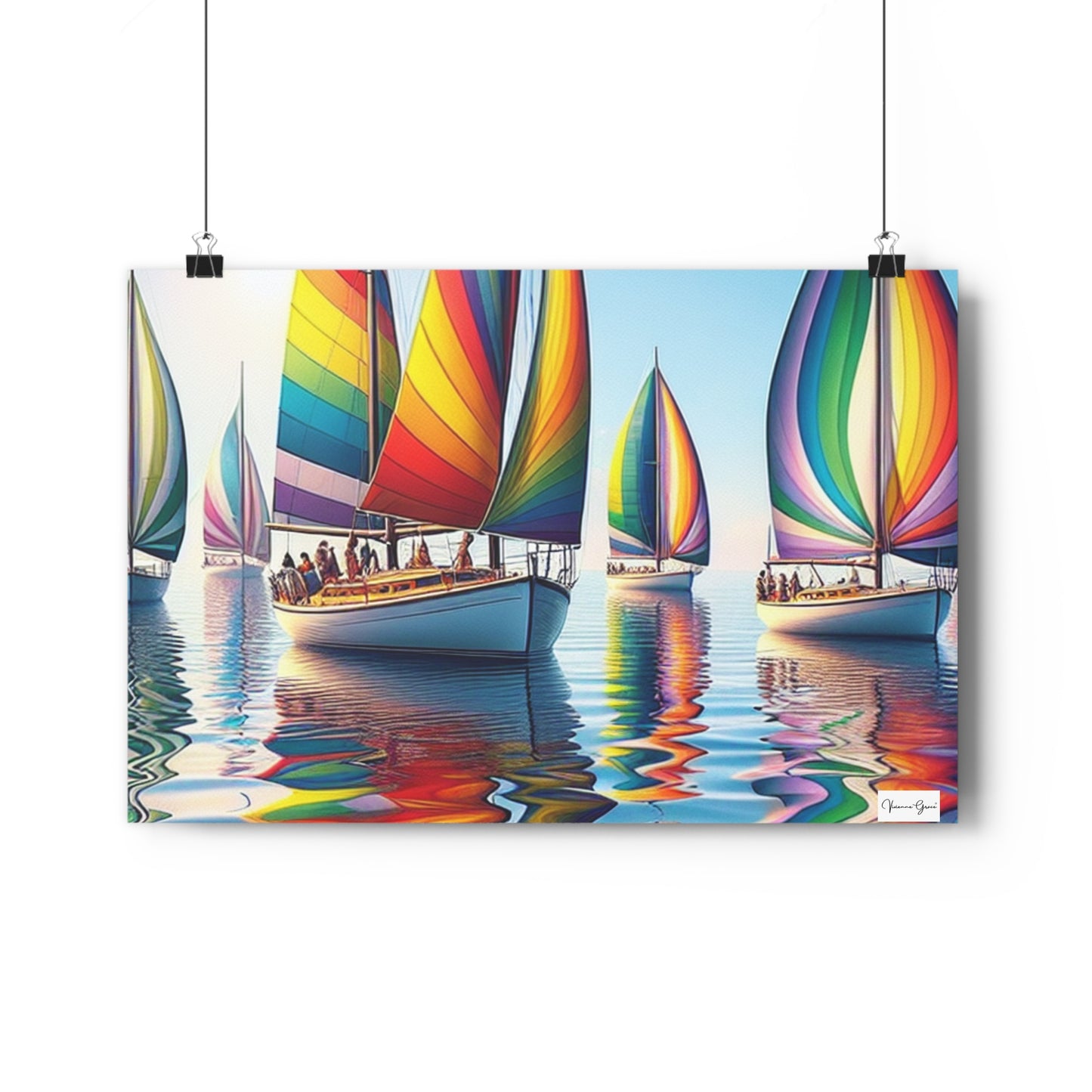 Giclée Art Print - SAILBOATS - Vivienne Grace