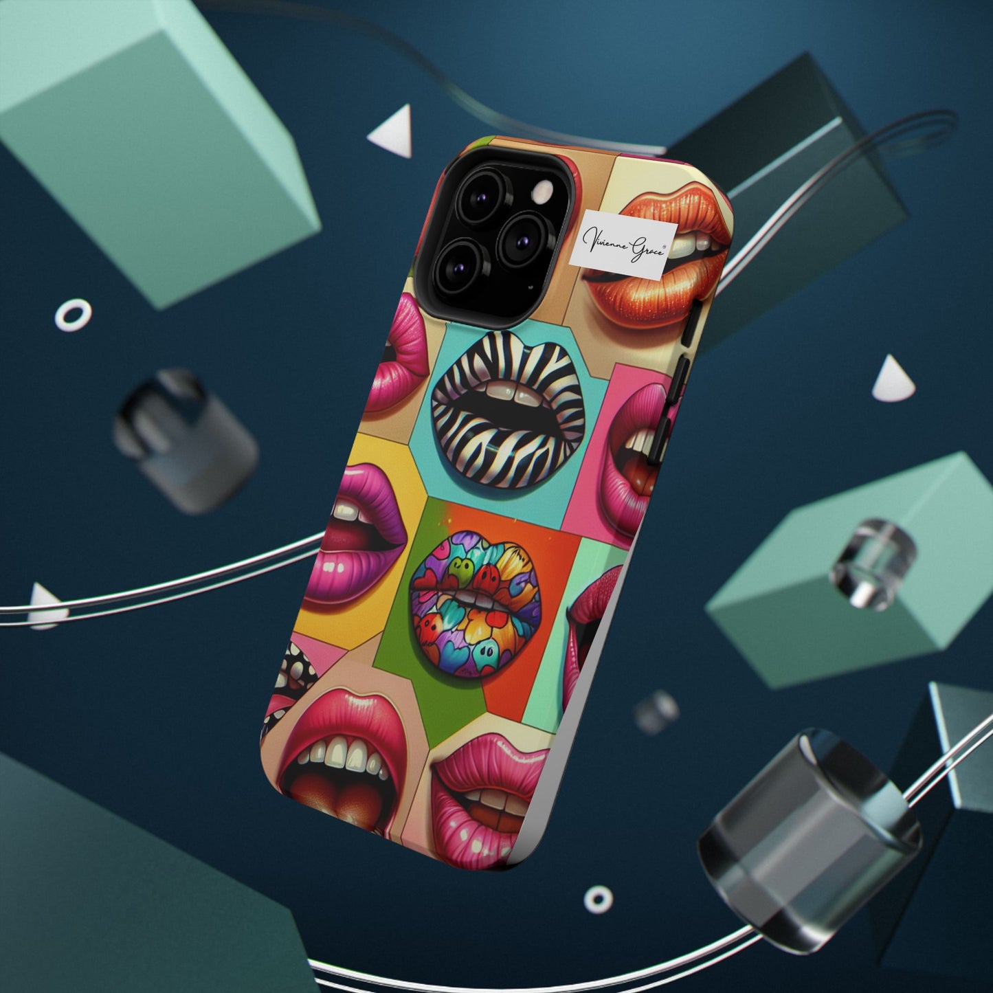 IPhone - Impact-Resistant Case - LIPS - Vivienne Grace