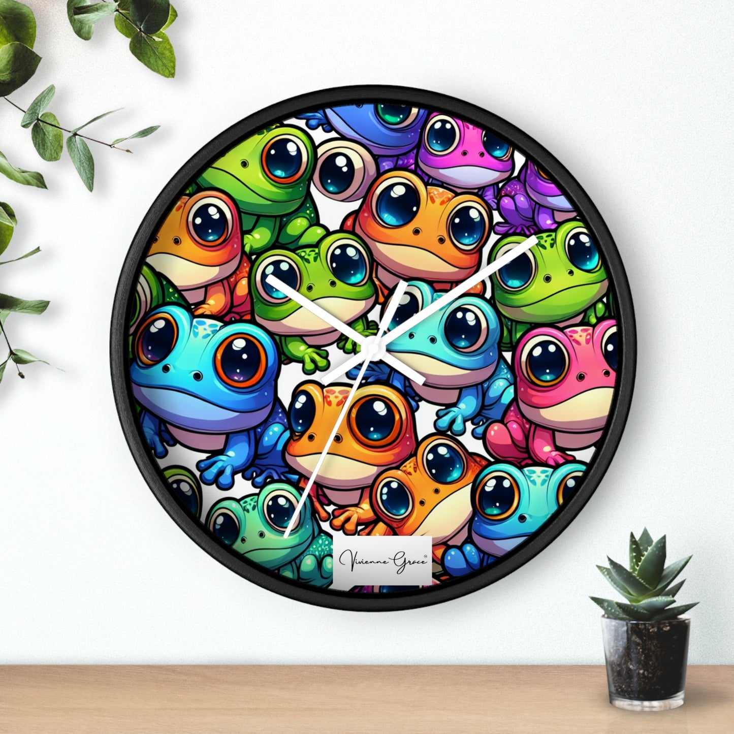 Wall Clock - FUN FROGS