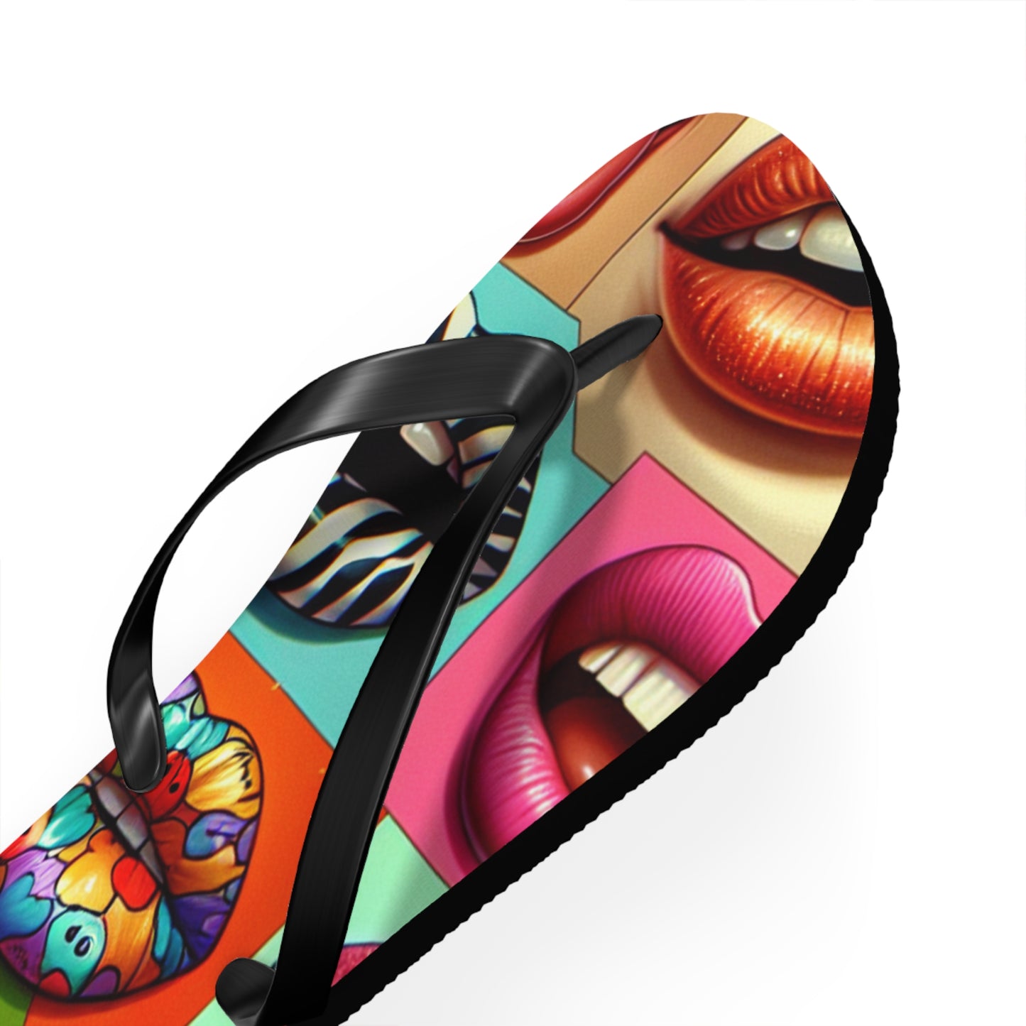 Flip Flops - LIPS - Vivienne Grace