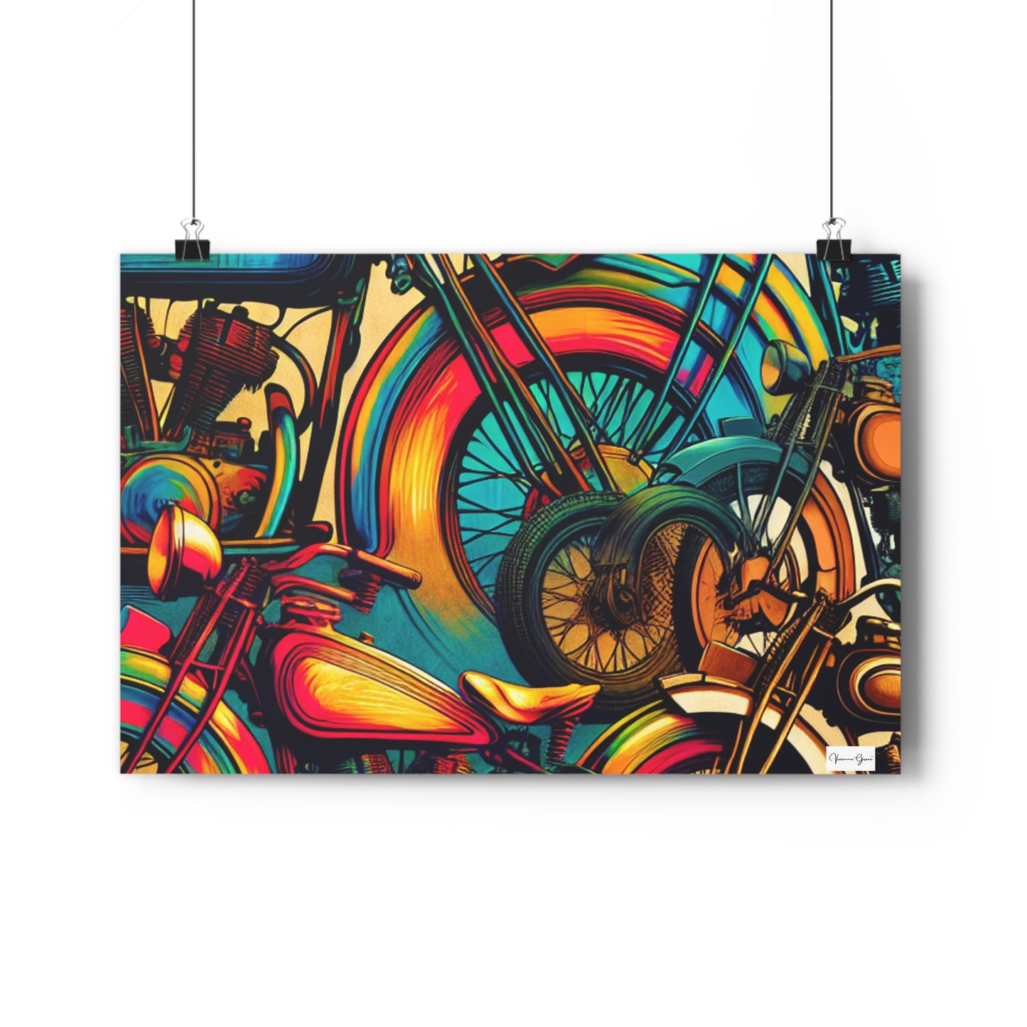 Giclée Art Print - Motorcycles - Vivienne Grace