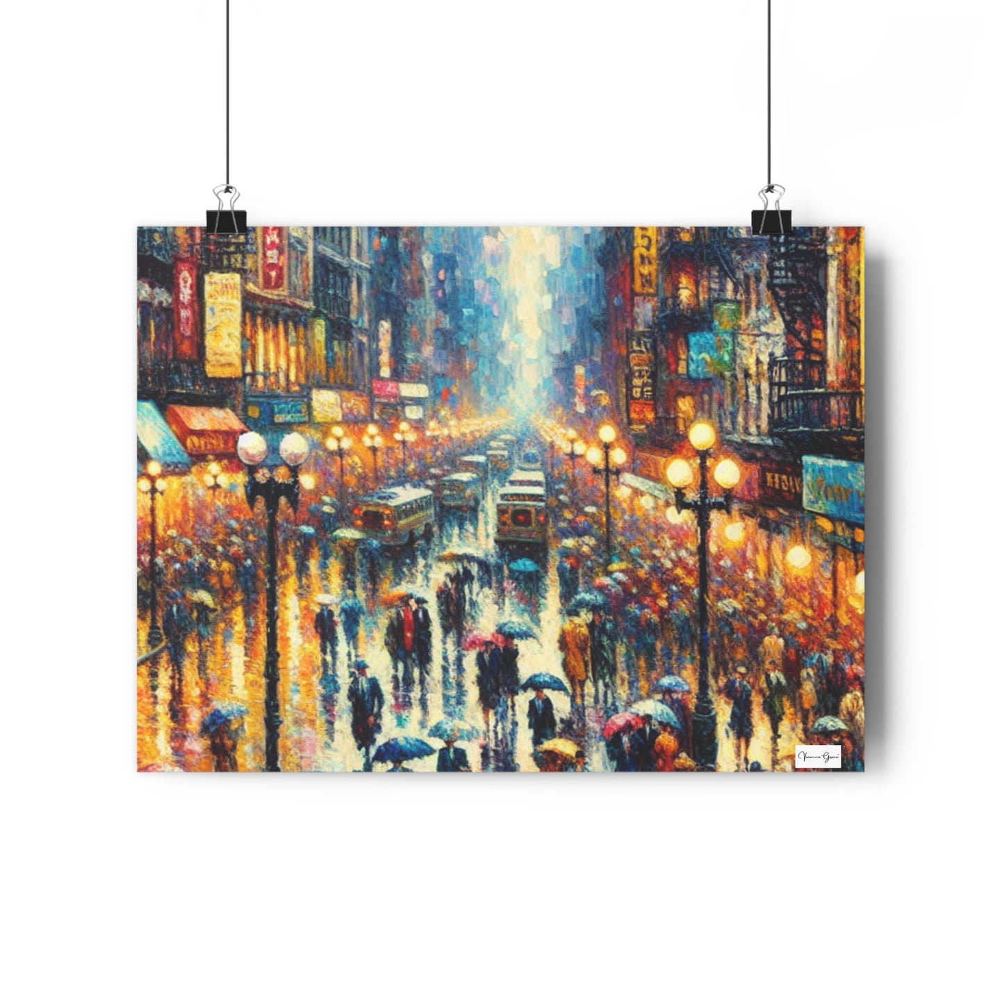 Giclée Art Print - New York Rain - Vivienne Grace