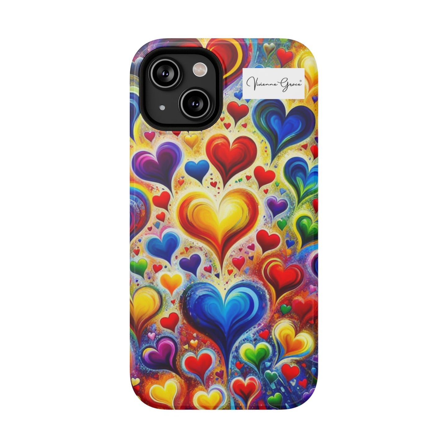 IPhone - Impact-Resistant Case - BRIGHT HEARTS - Vivienne Grace