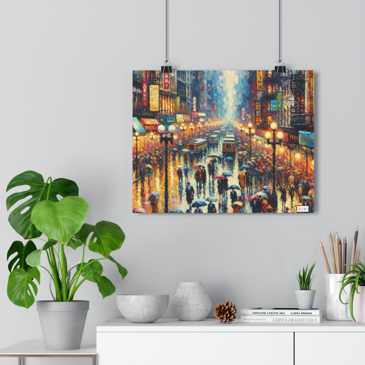 Giclée Art Print - New York Rain - Vivienne Grace