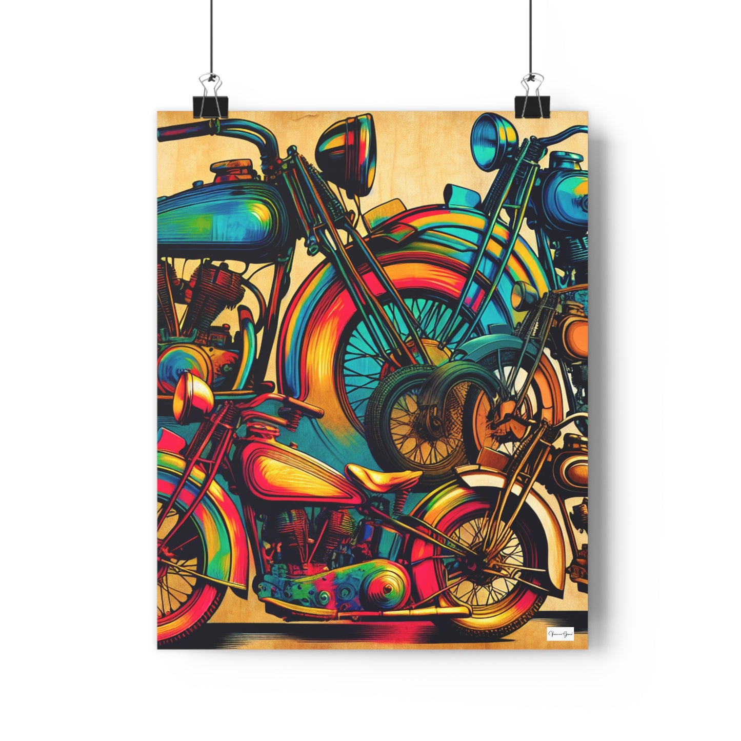 Giclée Art Print - Motorcycles - Vivienne Grace