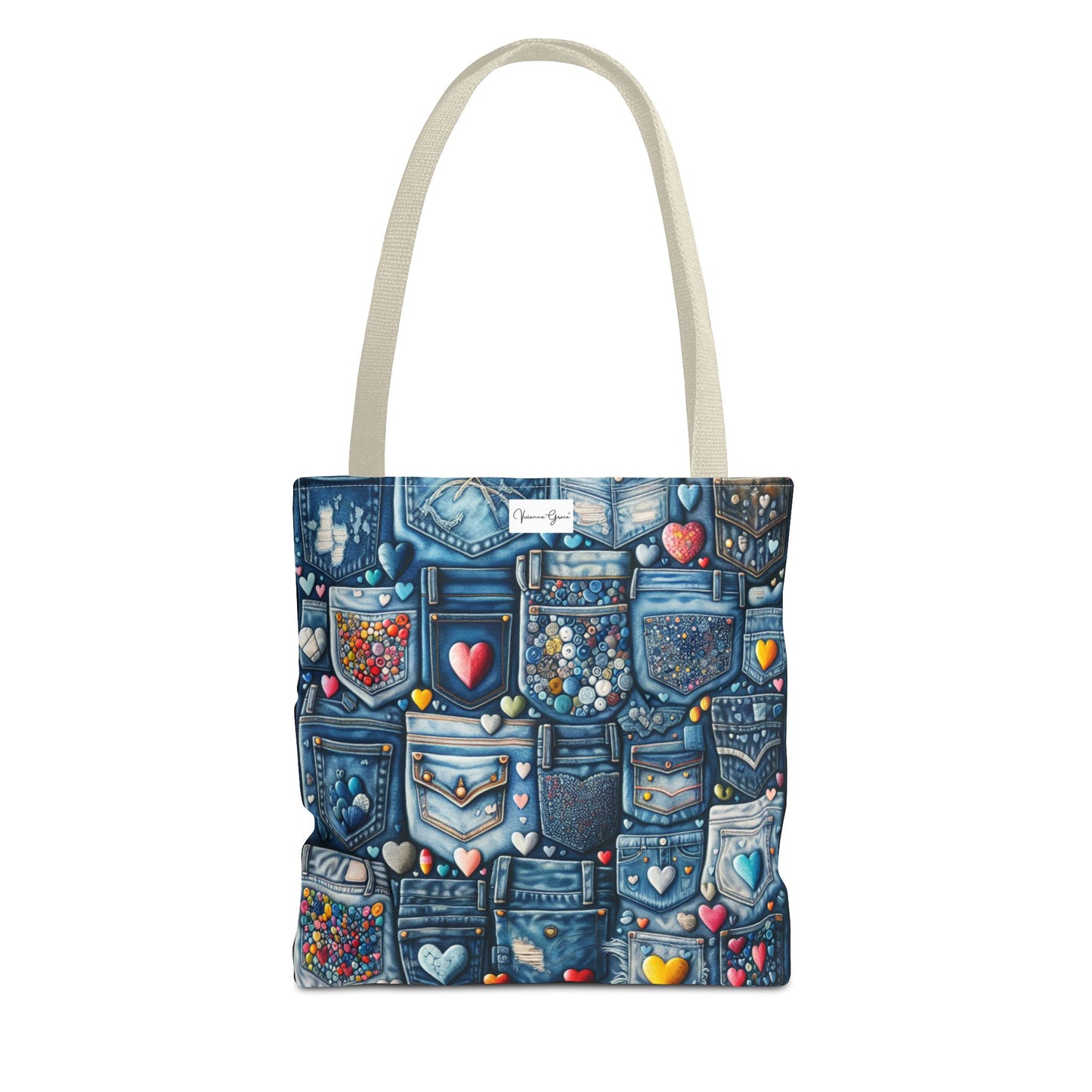 Tote Bag - BLUE JEANS - Vivienne Grace