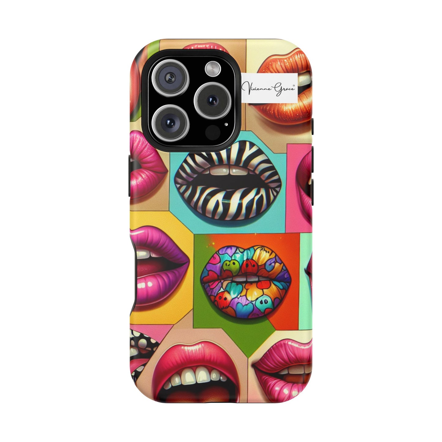 IPhone - Impact-Resistant Case - LIPS - Vivienne Grace