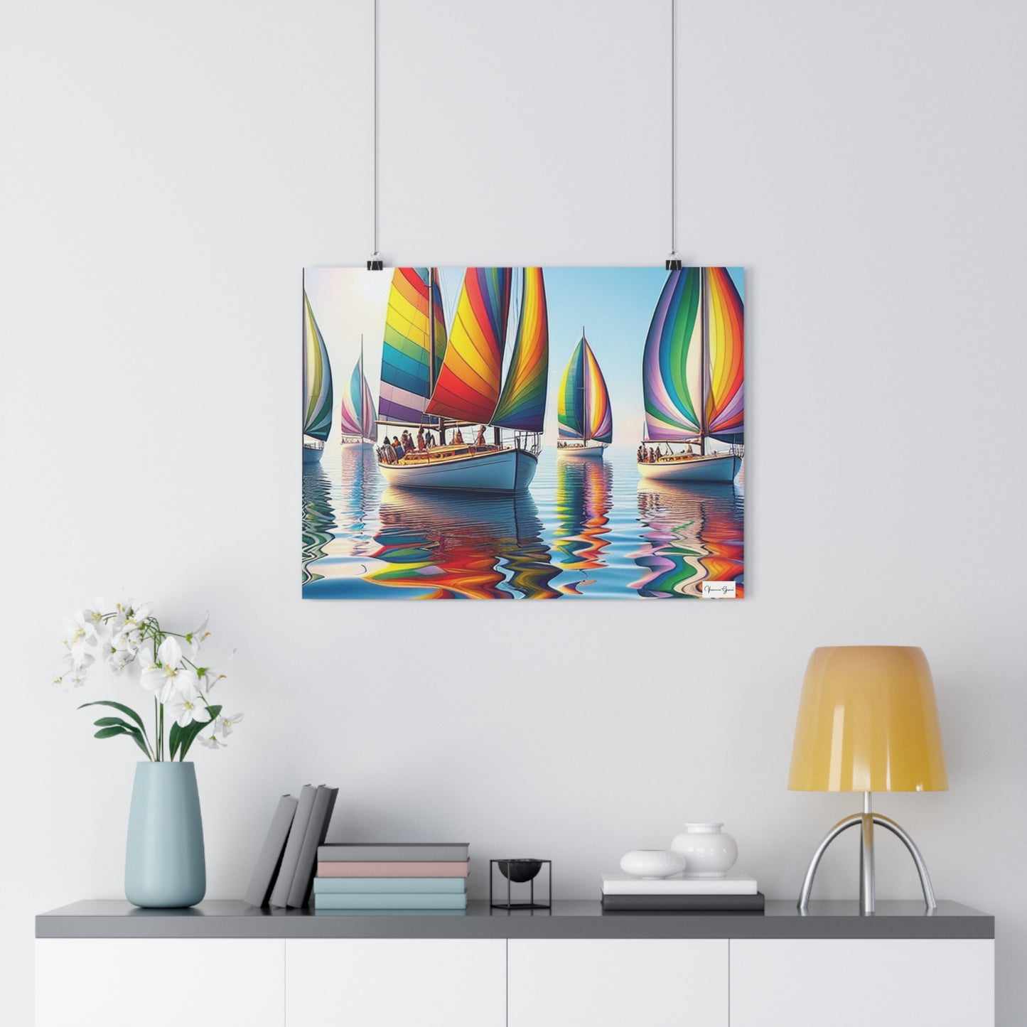 Giclée Art Print - SAILBOATS - Vivienne Grace