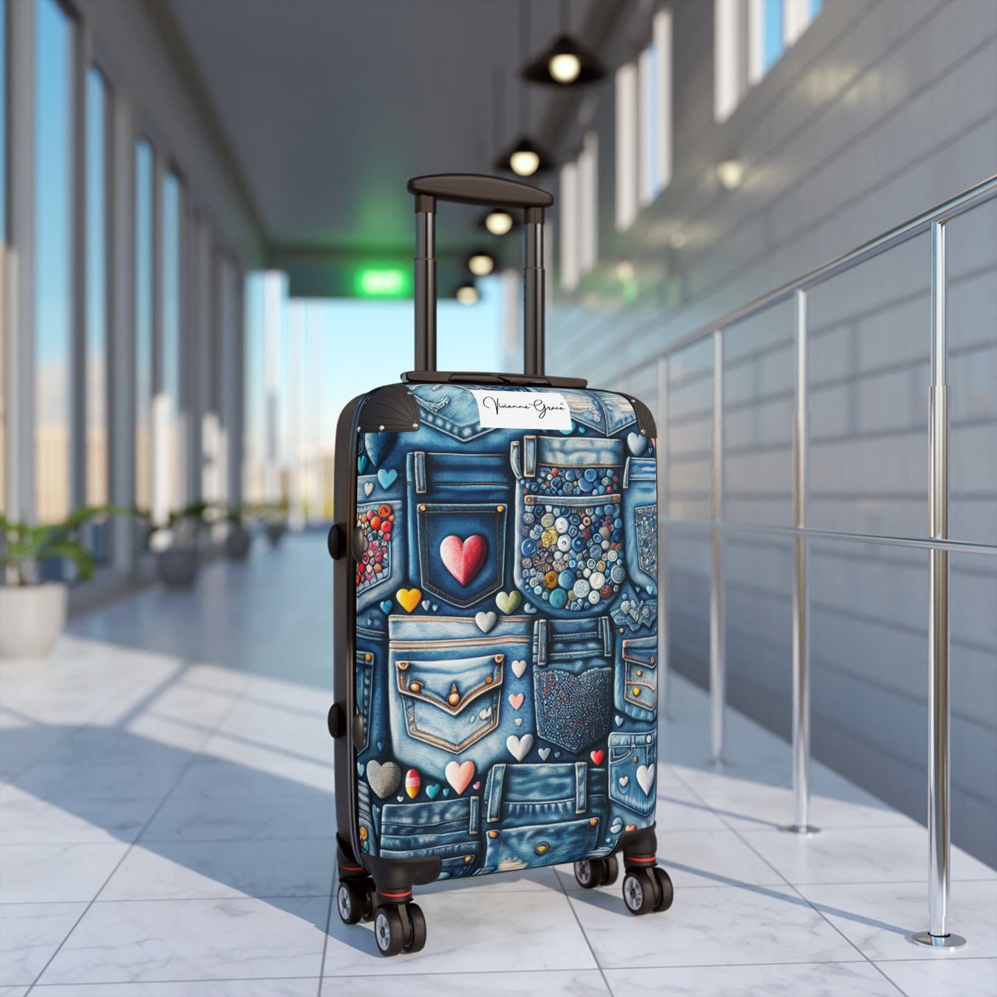 Suitcase - BLUE JEANS - Vivienne Grace