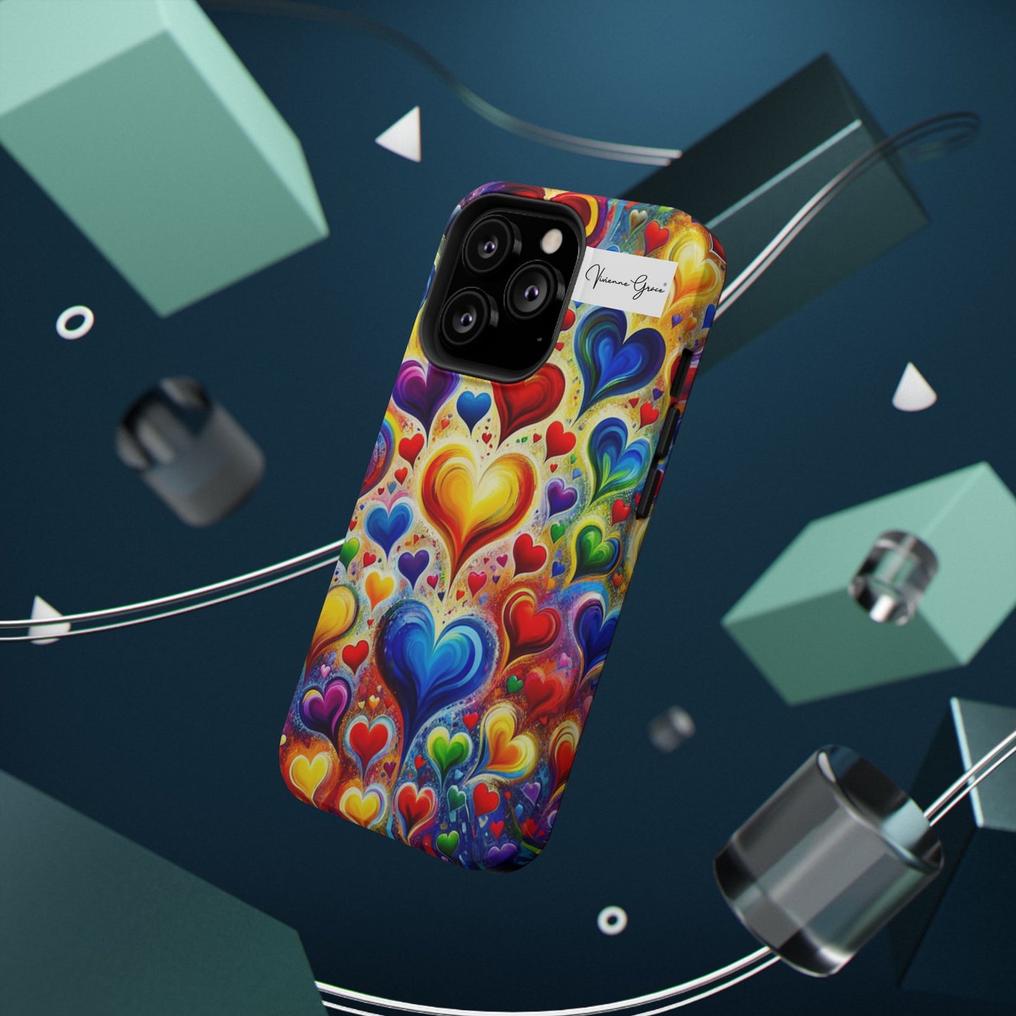IPhone - Impact-Resistant Case - BRIGHT HEARTS - Vivienne Grace