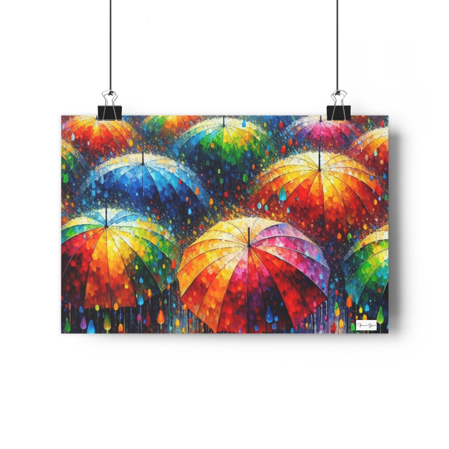 Giclée Art Print - Umbrellas - Vivienne Grace